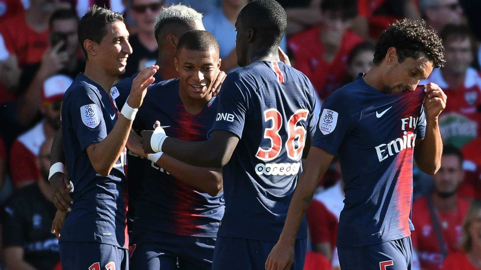 Kylian Mbappe Nimes PSG Ligue 1 01092018