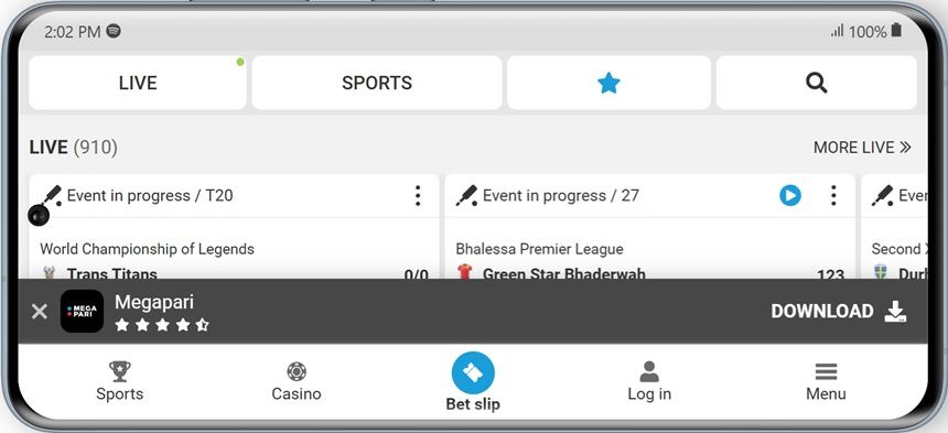 Megapari Android App