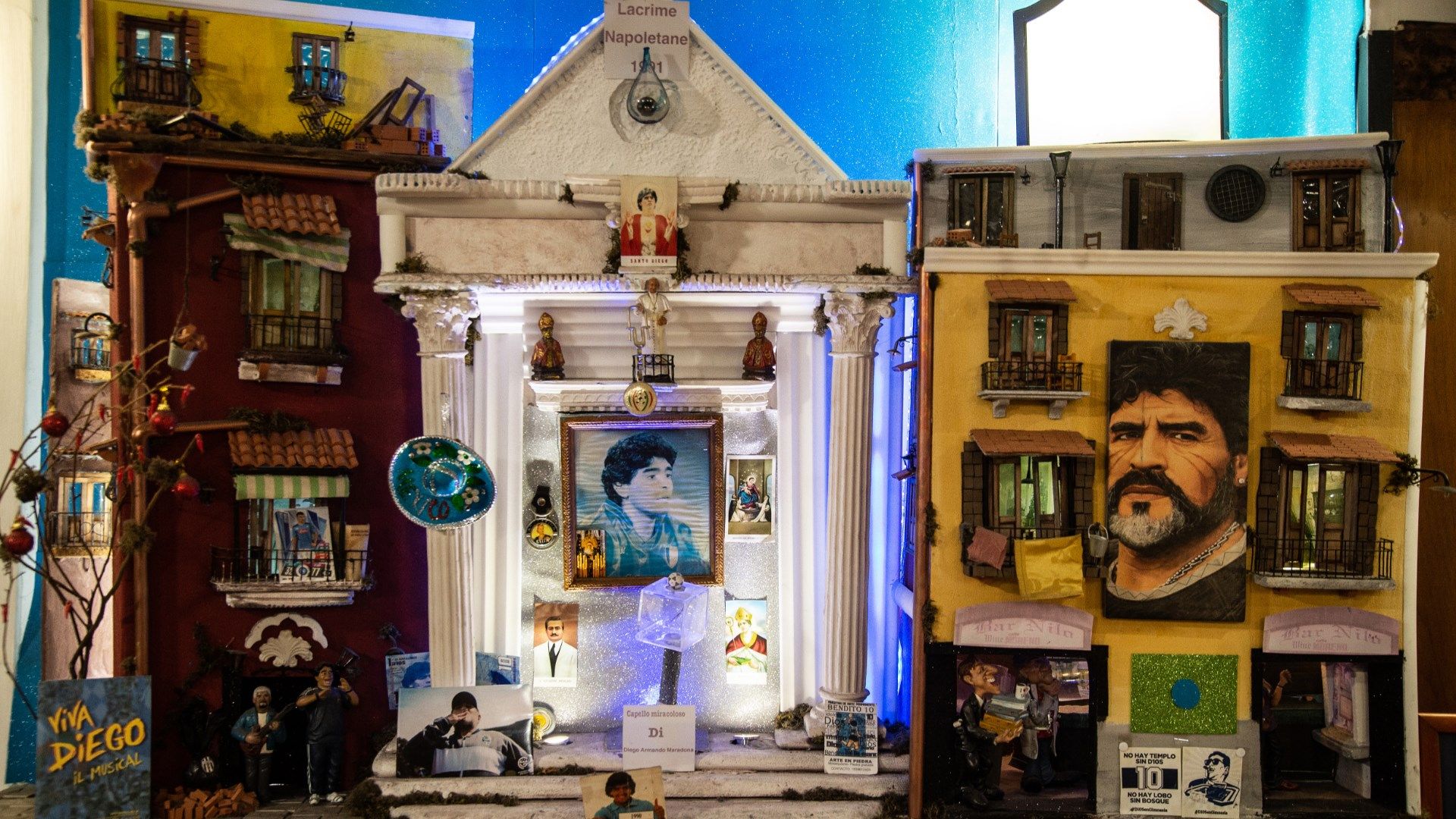 Bar Nilo Cafe Nilo Diego Maradona shrine Napoli Naples Italy