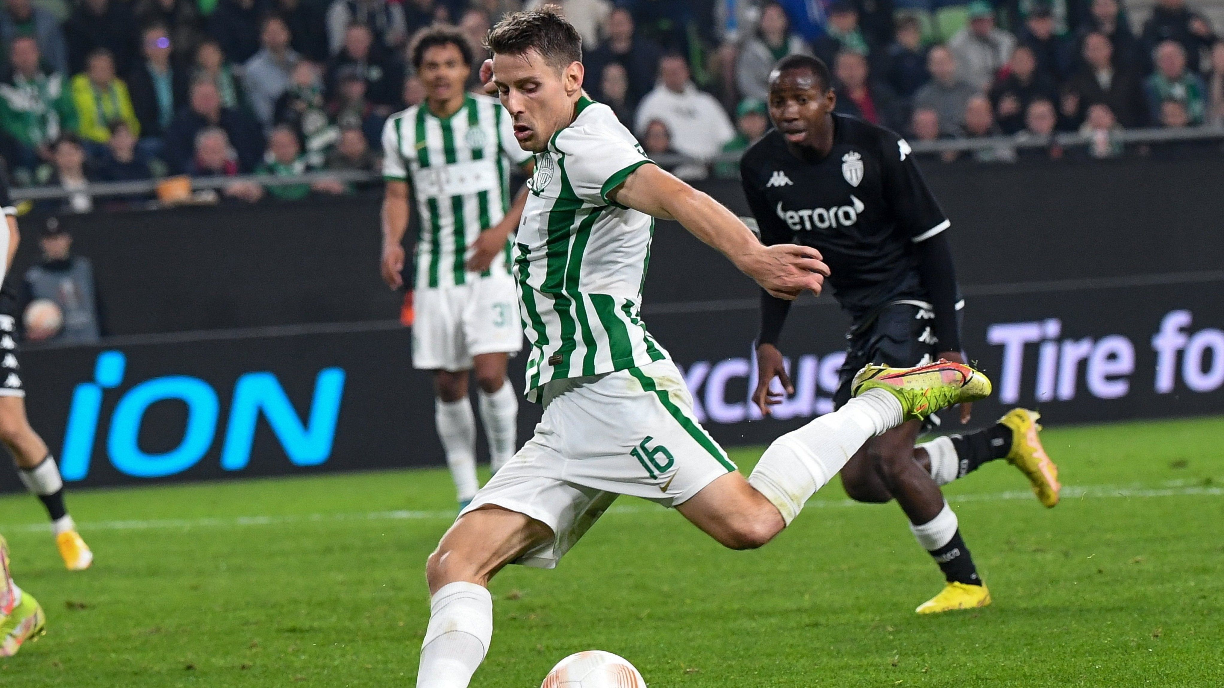 Kristoffer Zachariassen Ferencváros v Monaco