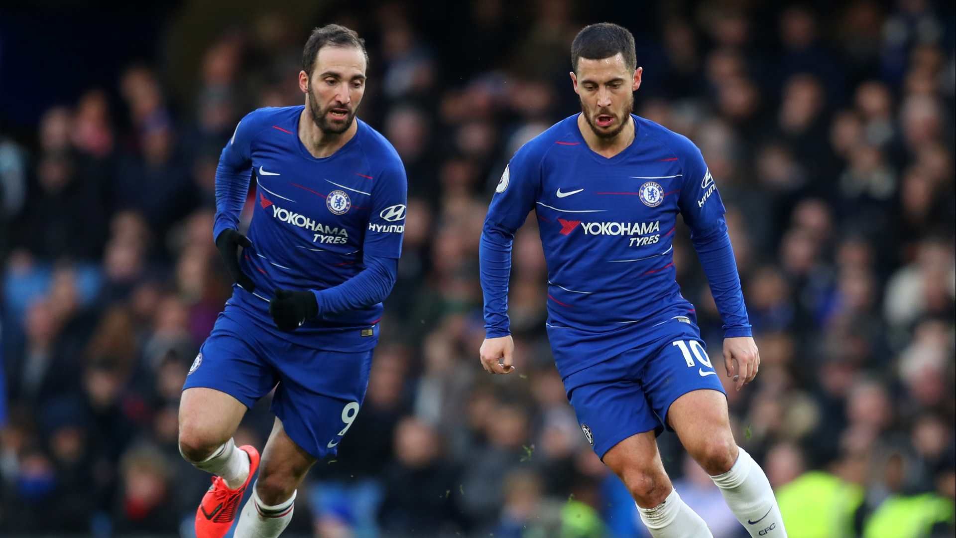 2019-02-04 Gonzalo Higuain Eden Hazard
