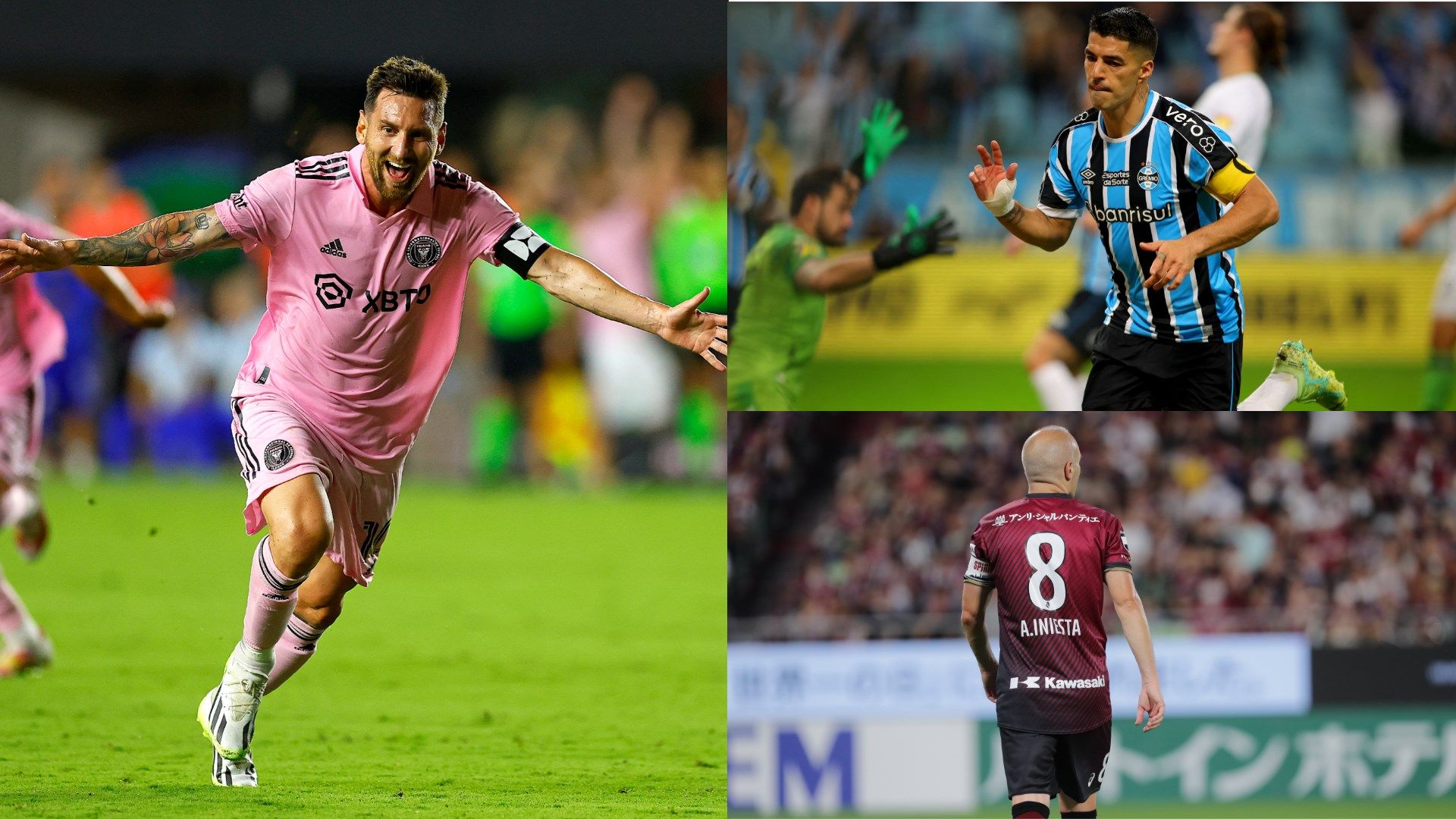 Lionel Messi, Luis Suarez, Andres Iniesta GFX