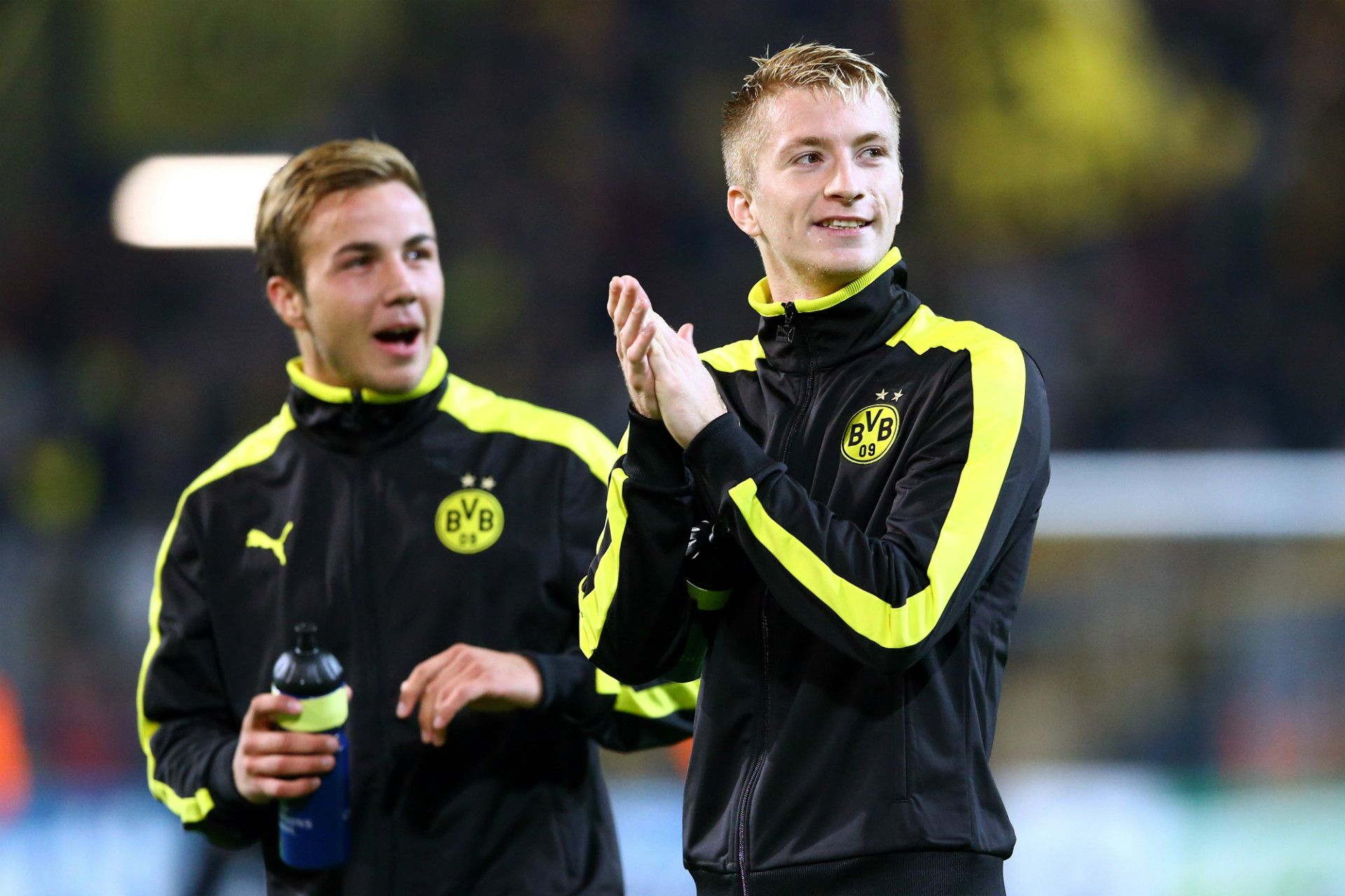 Mario Götze and Marco Reus together at Borussia Dortmund