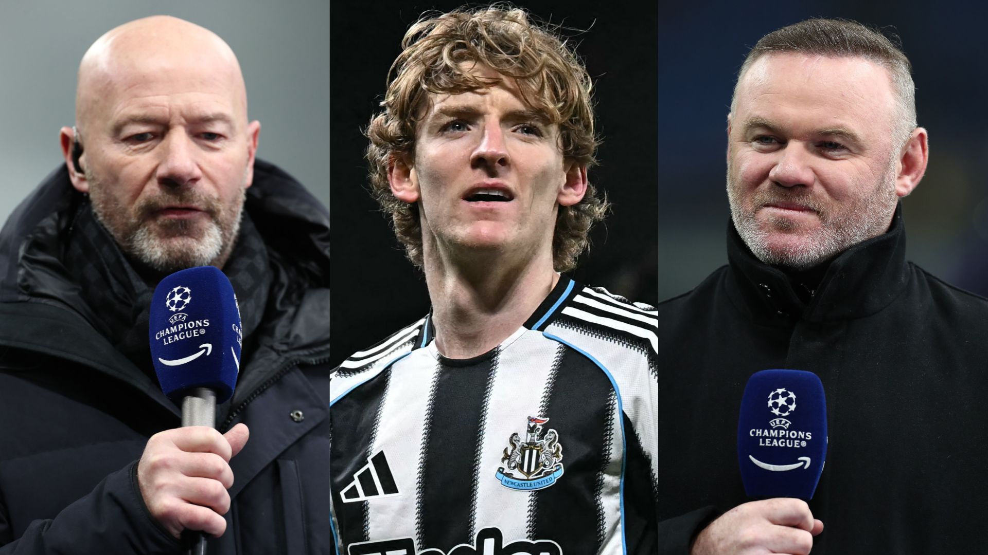 Anthony Gordon Alan Shearer Wayne Rooney