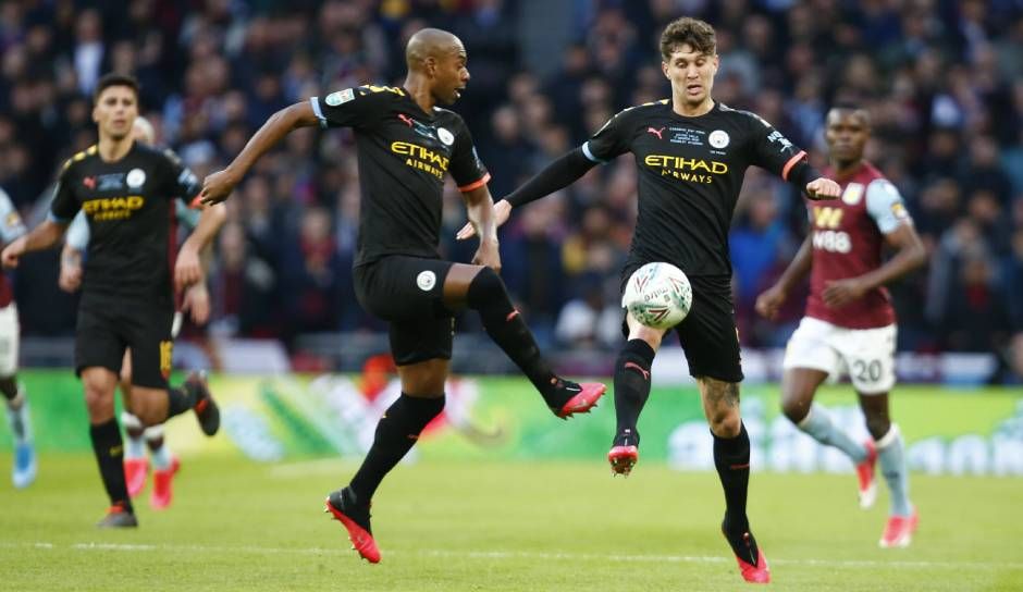 ONLY GERMANY Fernandinho John Stones Manchester City