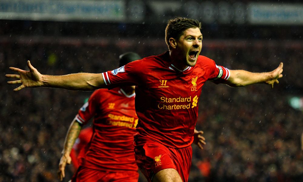 Steven Gerrard Liverpool Everton EPL 01282014