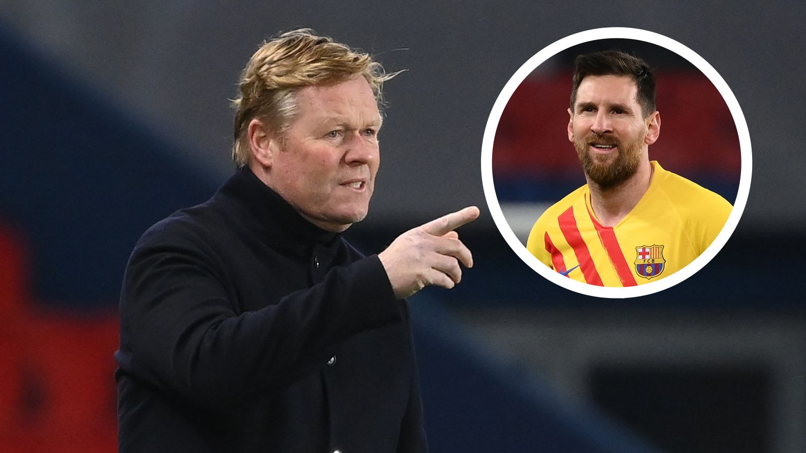 Ronald Koeman & Lionel Messi