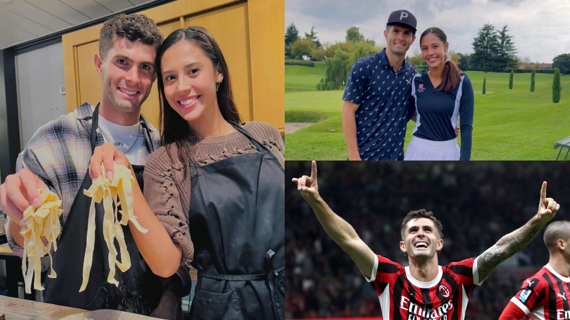 Christian Pulisic Alexa Melton AC Milan