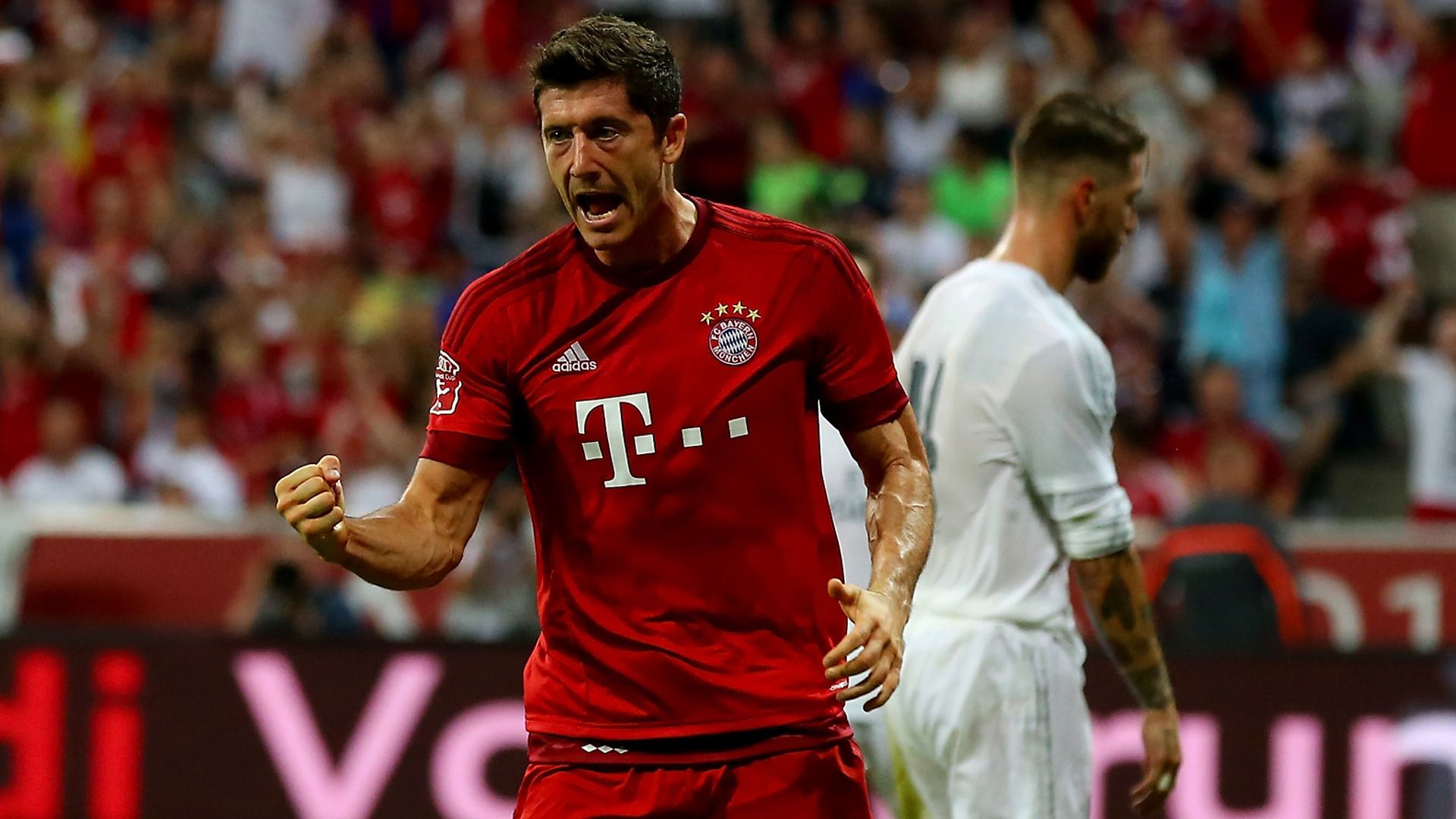 Robert Lewandwoski Sergio Ramos Bayern München Real Madrid 08052015