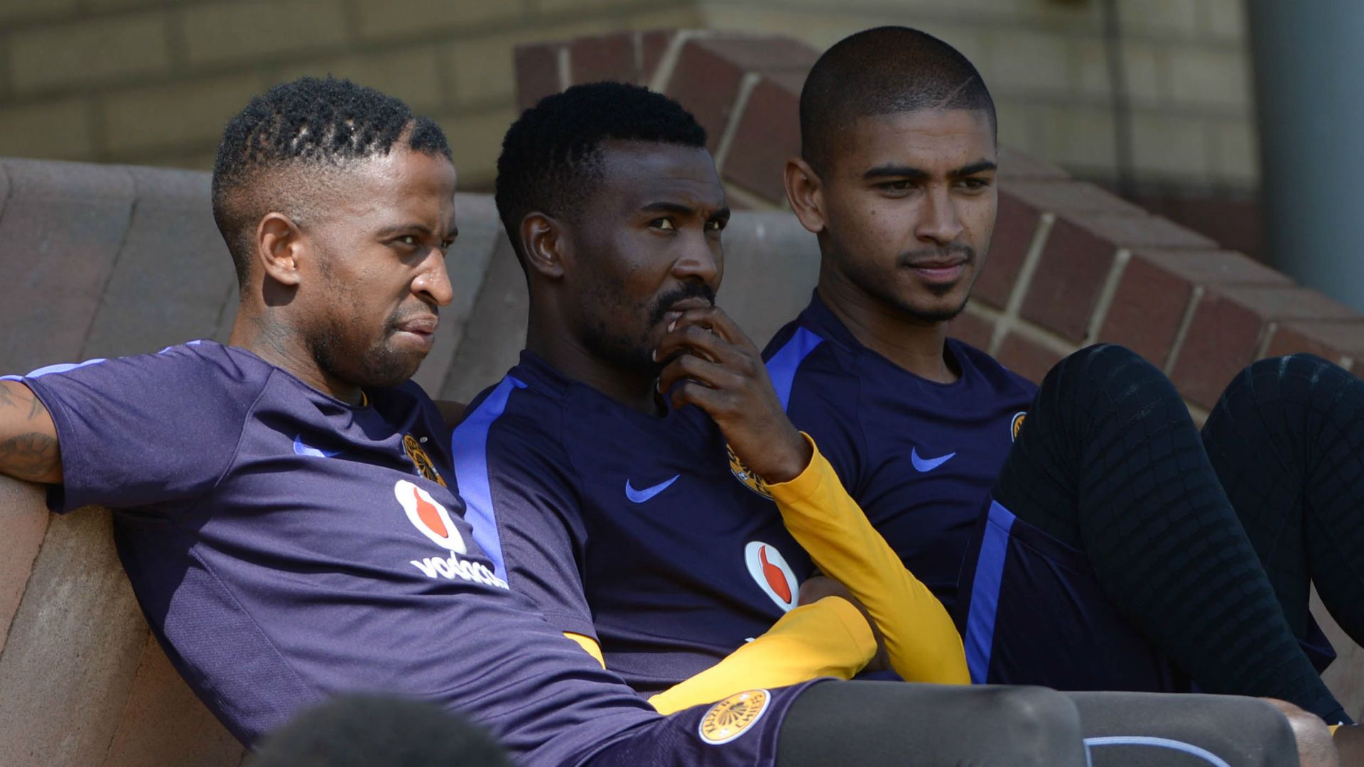 William Twala Lucky Baloyi and Keagan Buchanan - Kaizer Chiefs