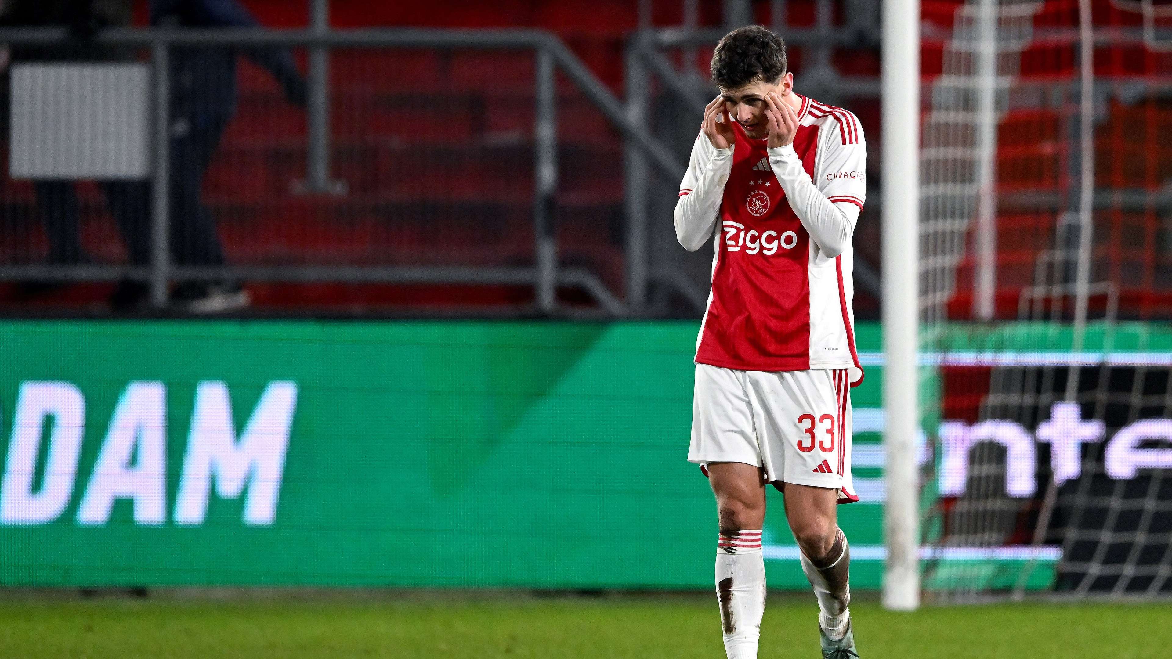 Ajax's Bosnian midfielder Benjamin Tahirovic 