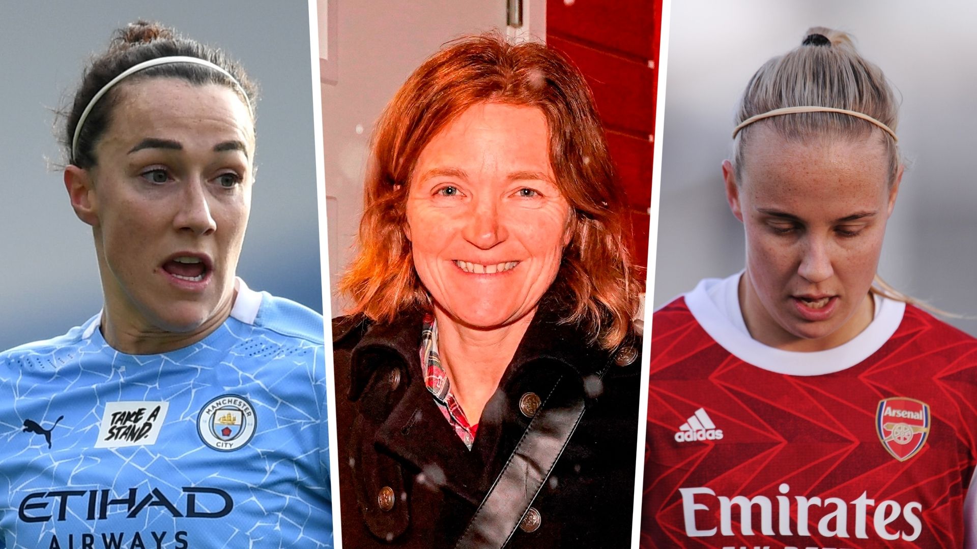 Lucy Bronze Hege Riise Beth Mead split