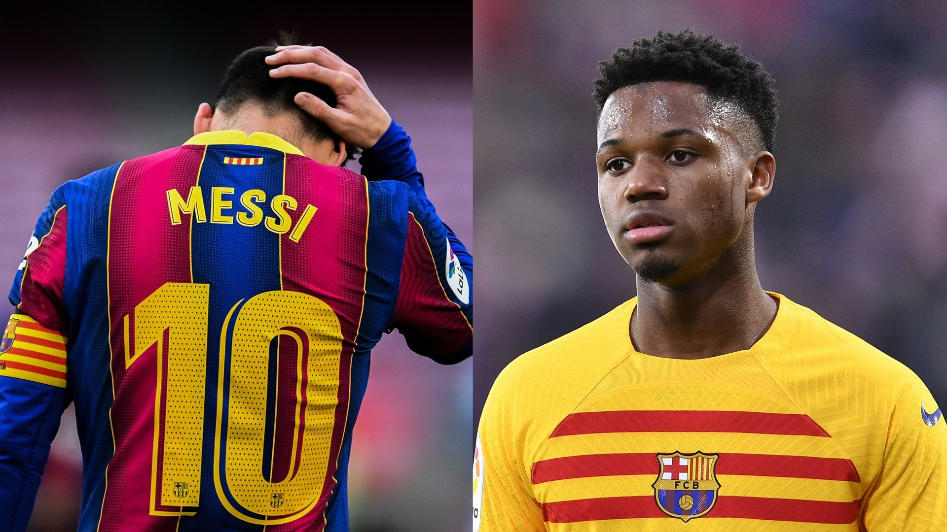 Lionel Messi no.10 Ansu Fati Barcelona 2022-23