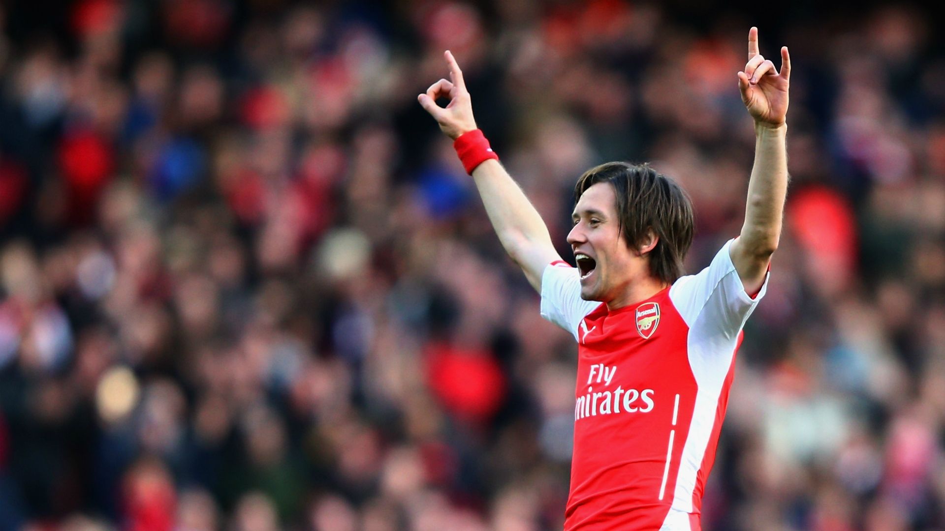 ARSENAL GOALSCORER ROSICKY