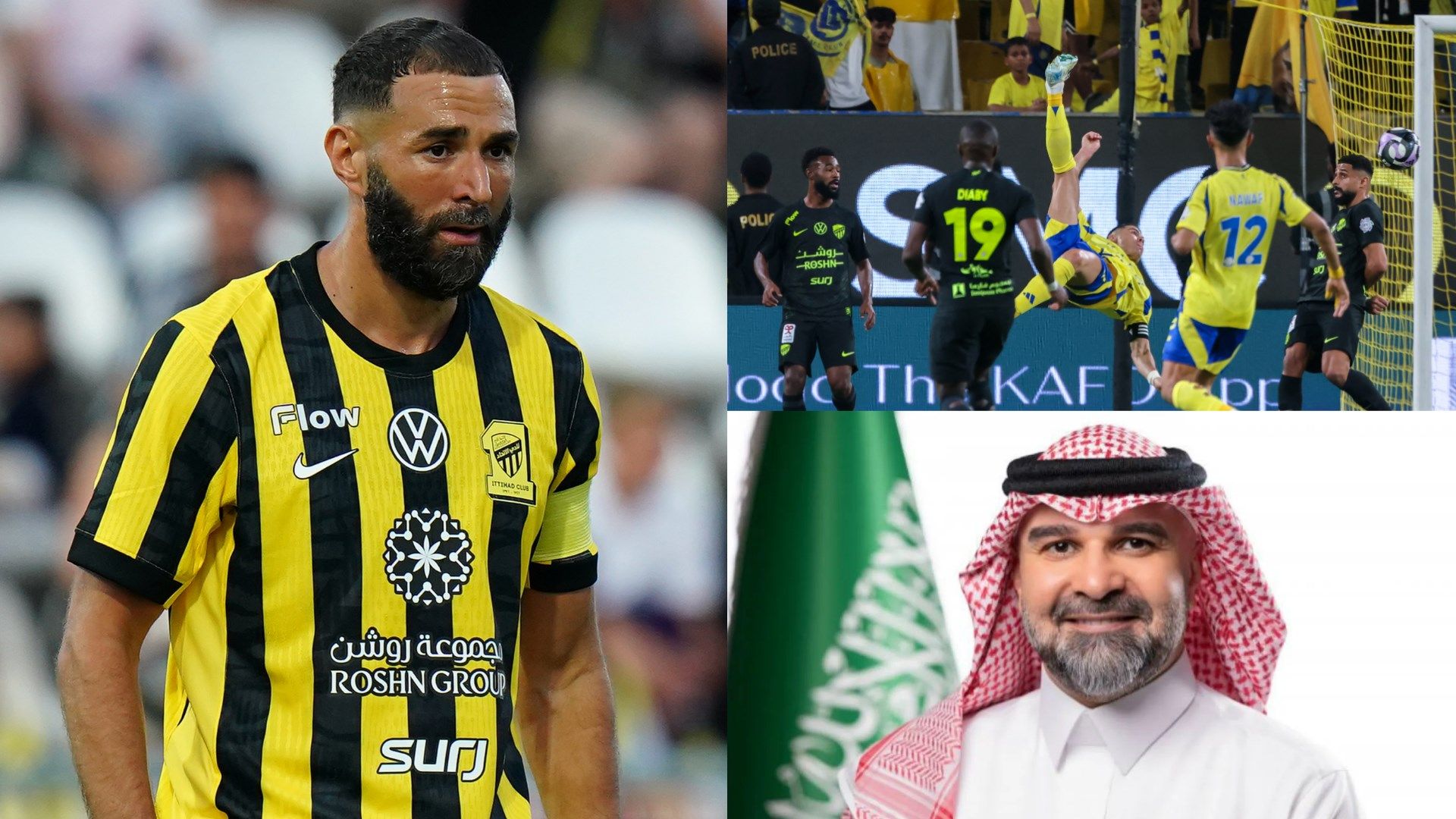 Karim Benzema Fahad Cynndy Al Ittihad vs Al Nassr