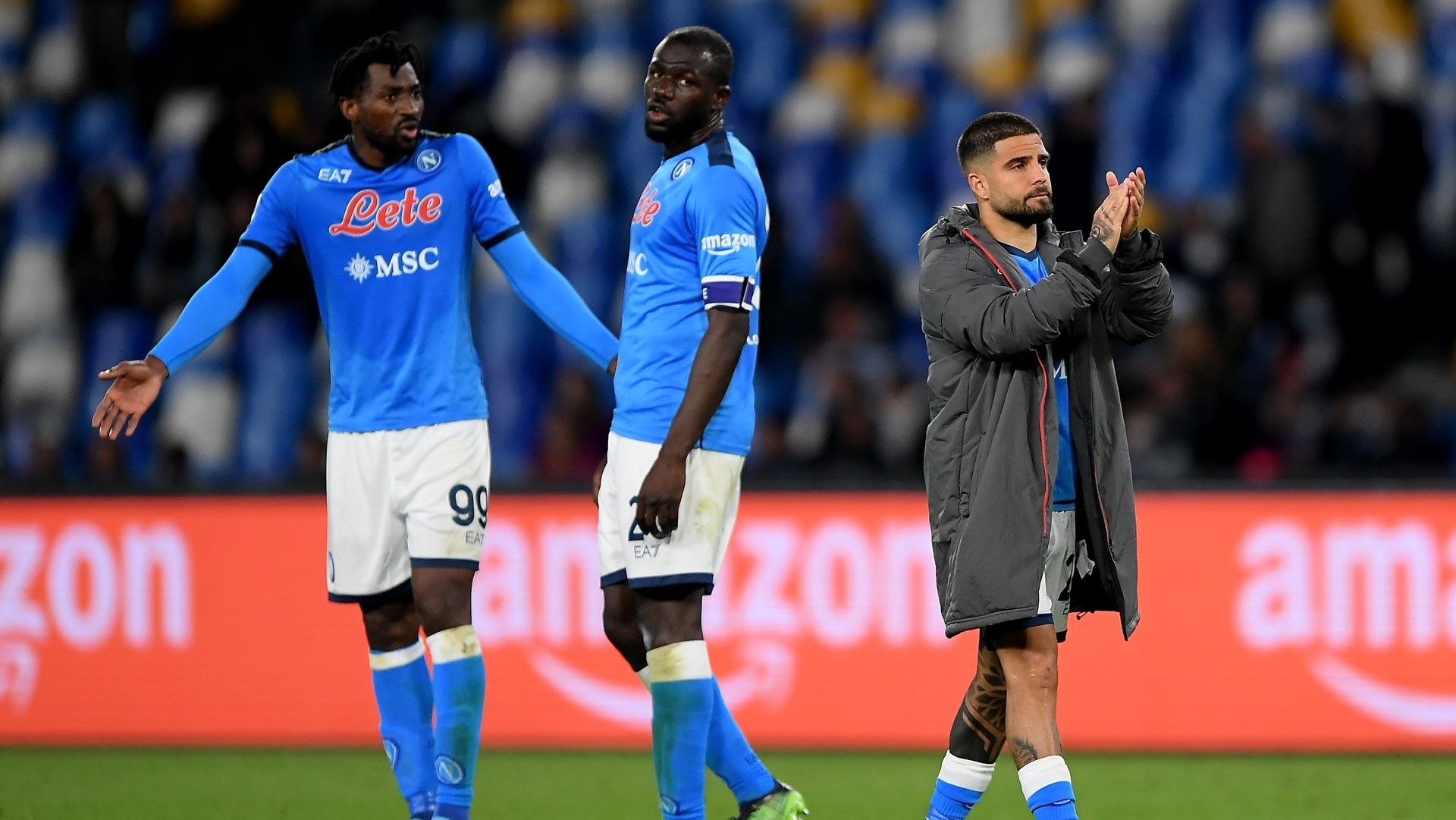 Frank Anguissa Kalidou Koulibaly Lorenzo Insigne Napoli