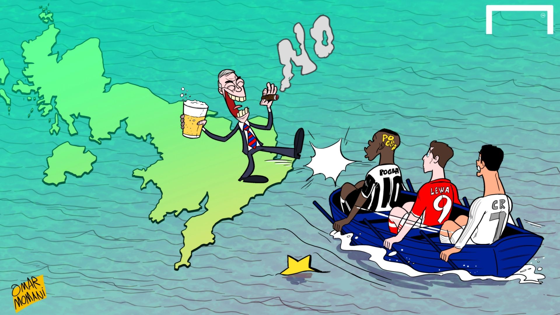 Nigel Farage Brexit cartoon
