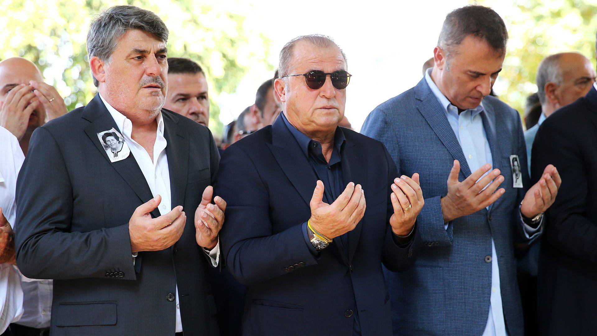Serdar Adali Fatih Terim Fikret Orman Funeral 09152019
