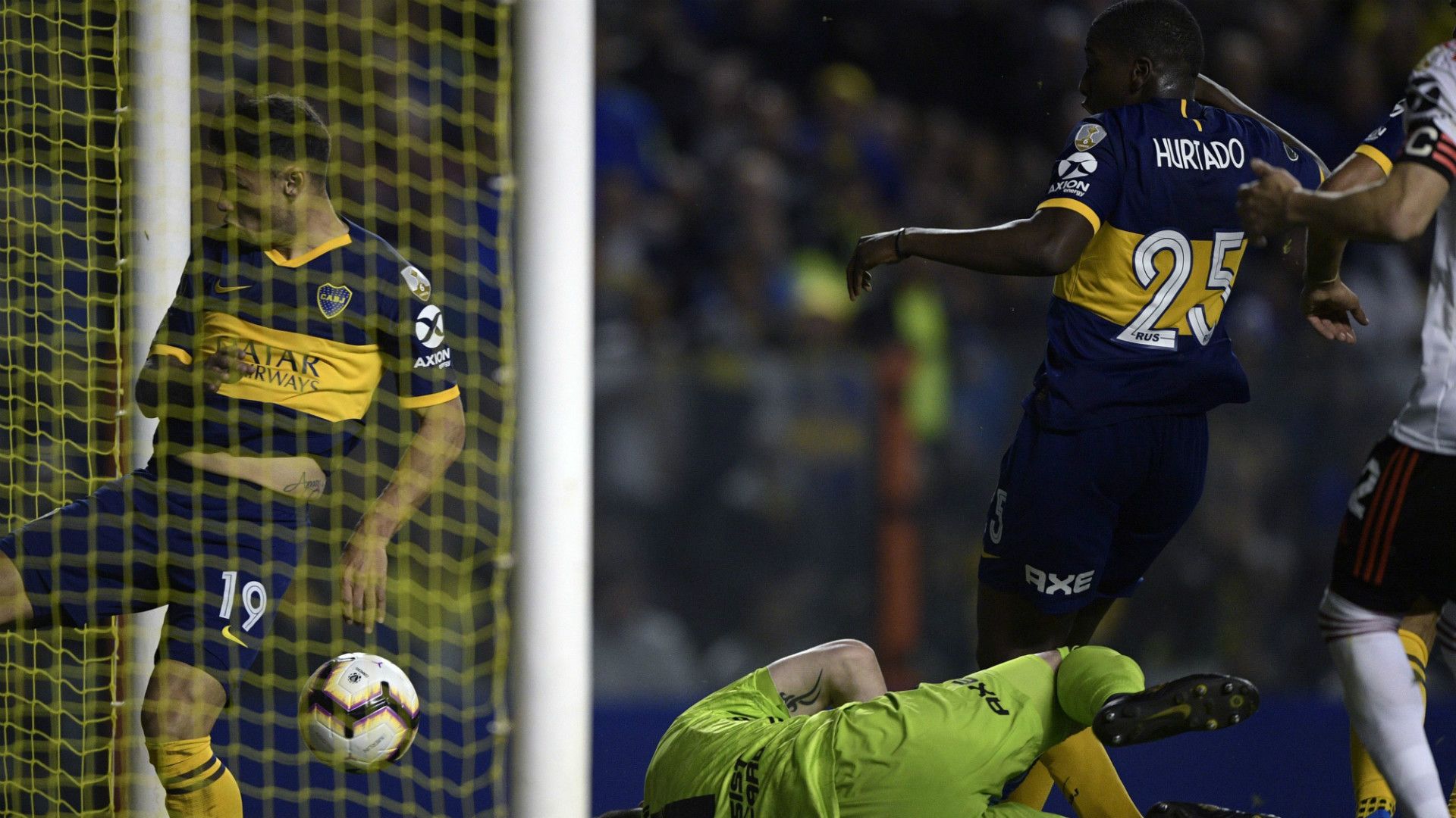 Jan Hurtado Gol Boca River Copa Libertadores 22102019