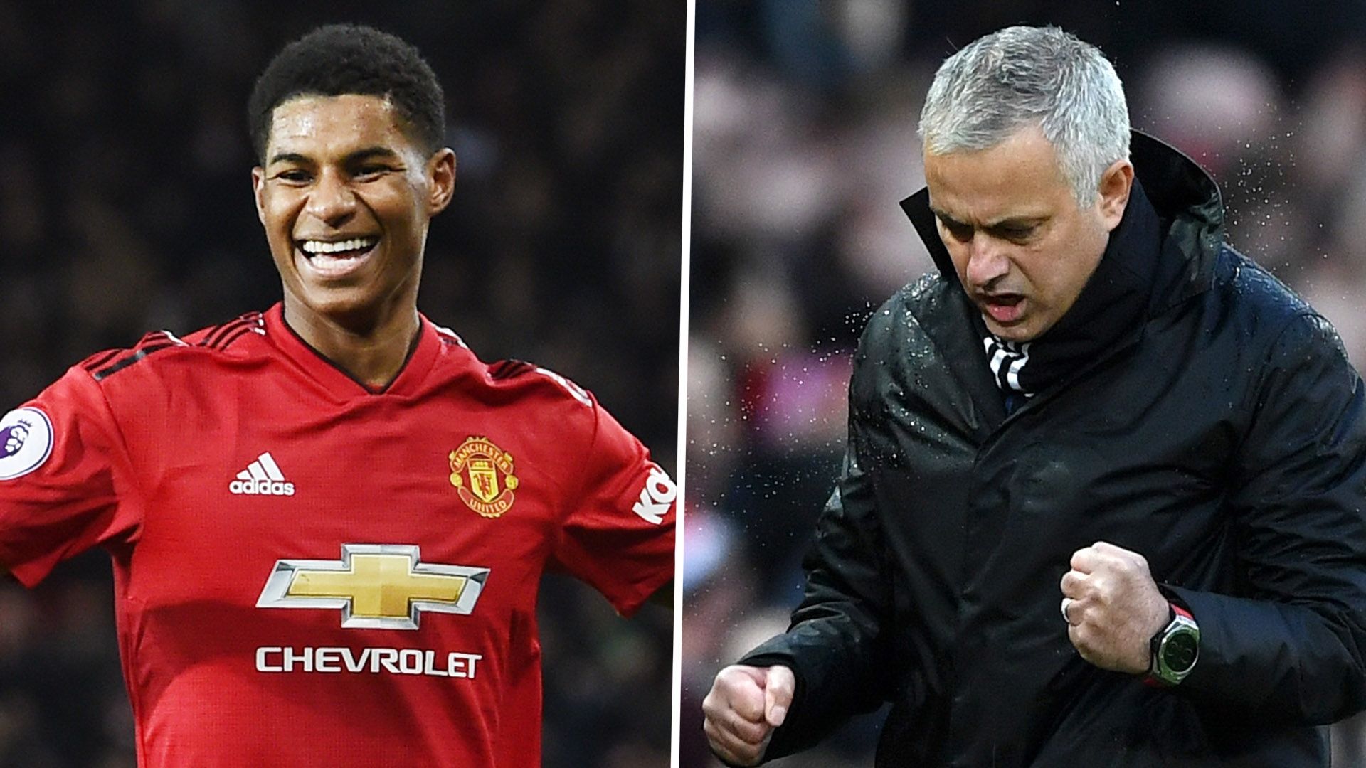 Marcus Rashford Jose Mourinho Man United