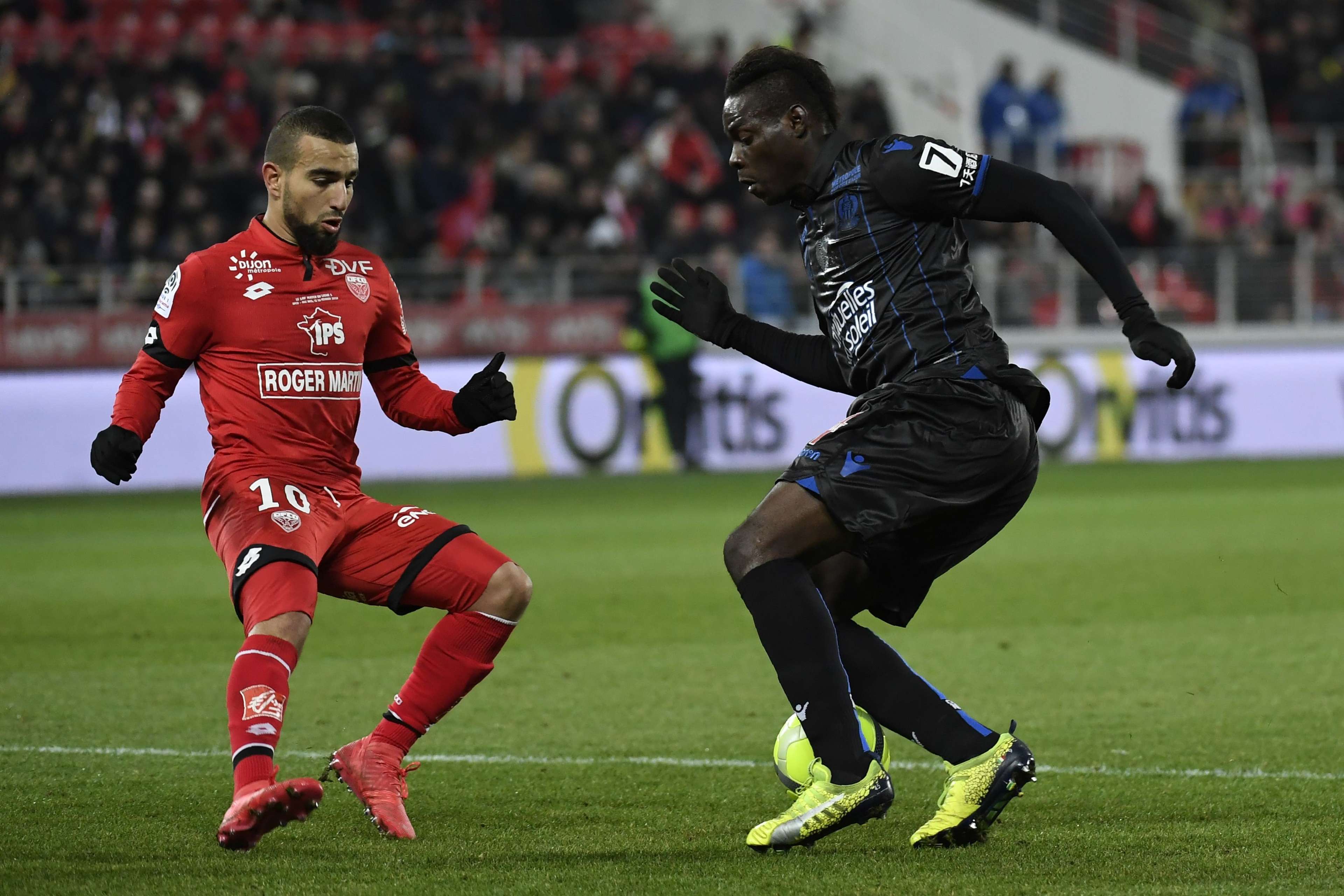 Naim Sliti Mario Balotelli Dijon Nice
