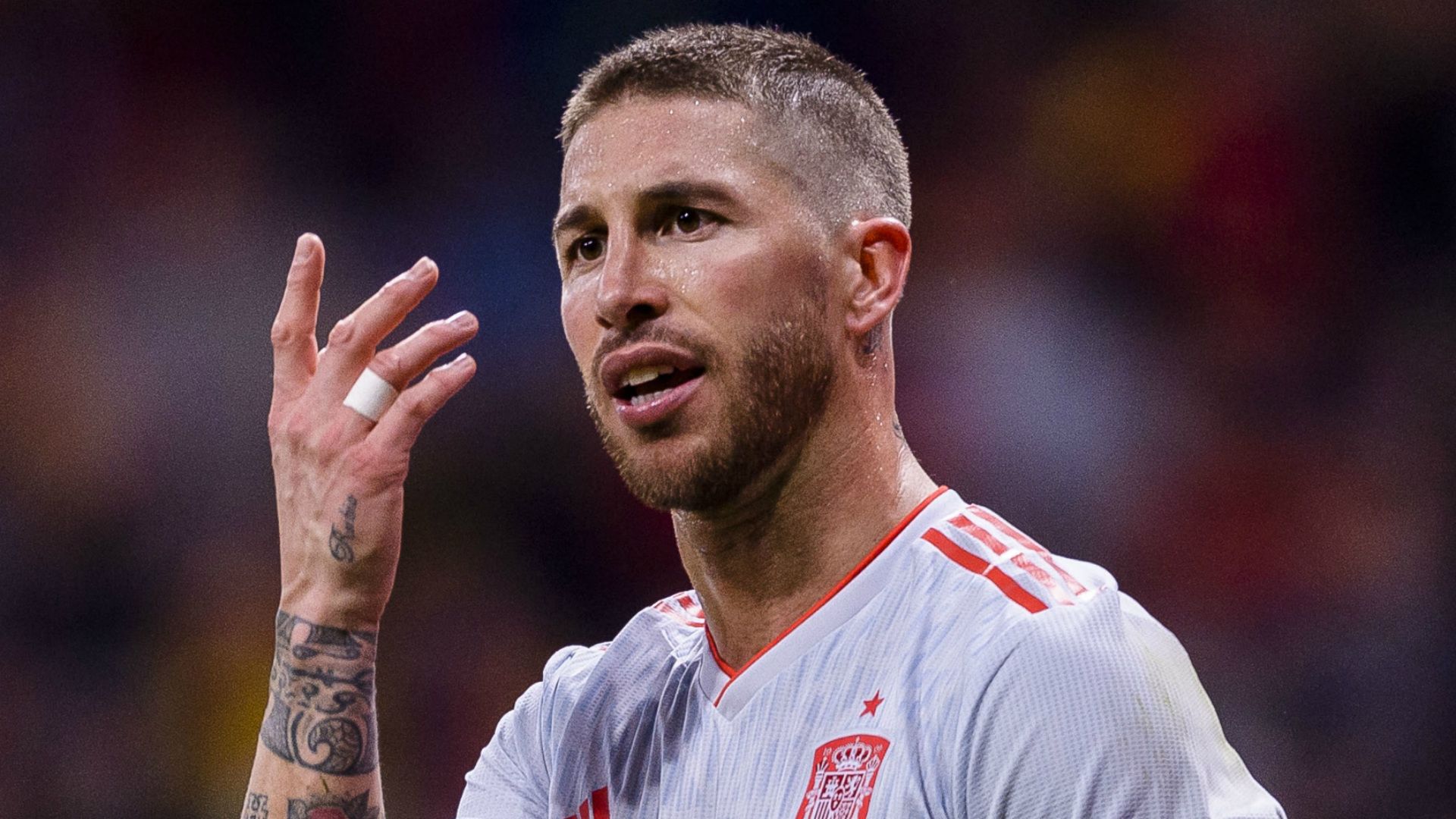 Sergio Ramos Spain 2017-18