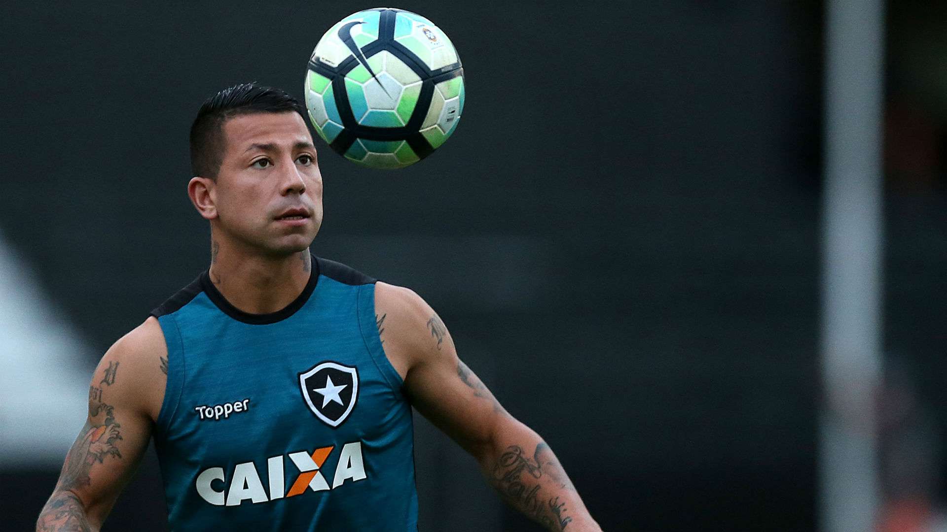 Leo Valencia Botafogo treino 27 07 2017