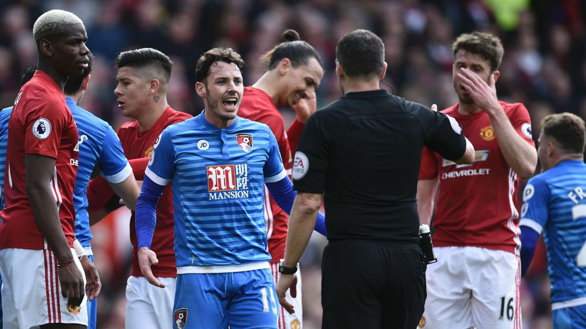 Zlatan Ibrahimovic Premier League Manchester United v Bournemouth