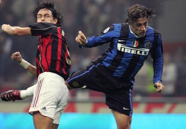 Filippo Inzaghi v Hernan Crespo