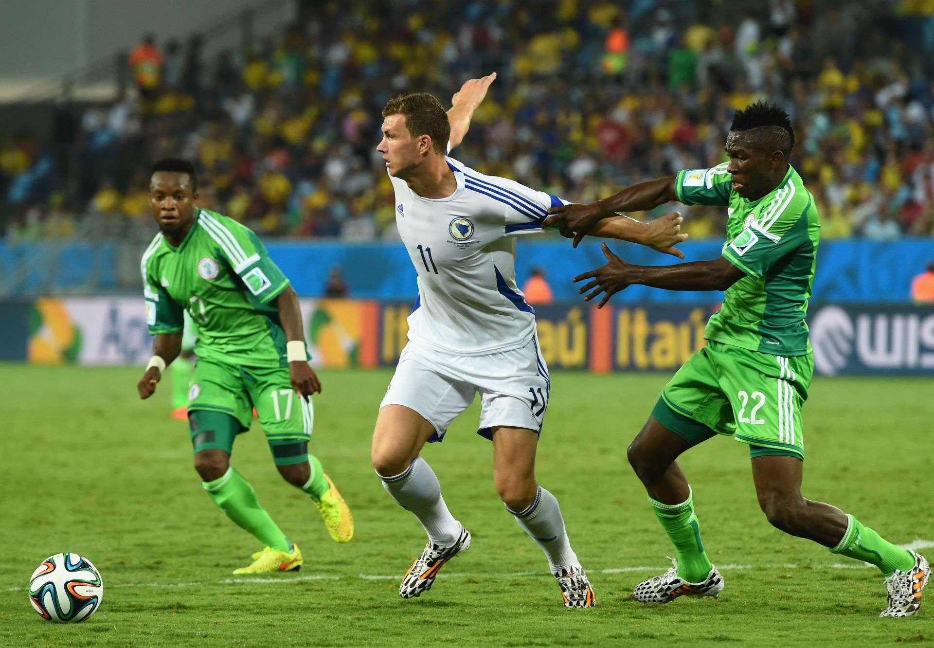 kenneth omeruo nigeria edin dzeko bosnia 2014 world cup group F 21062014