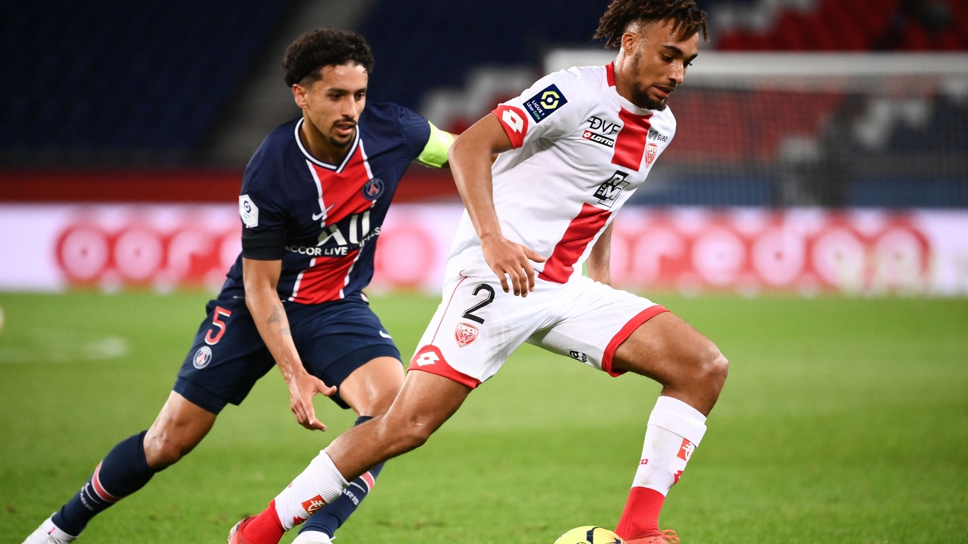 Marquinhos Sasha Boey PSG Dijon Ligue 1 241020
