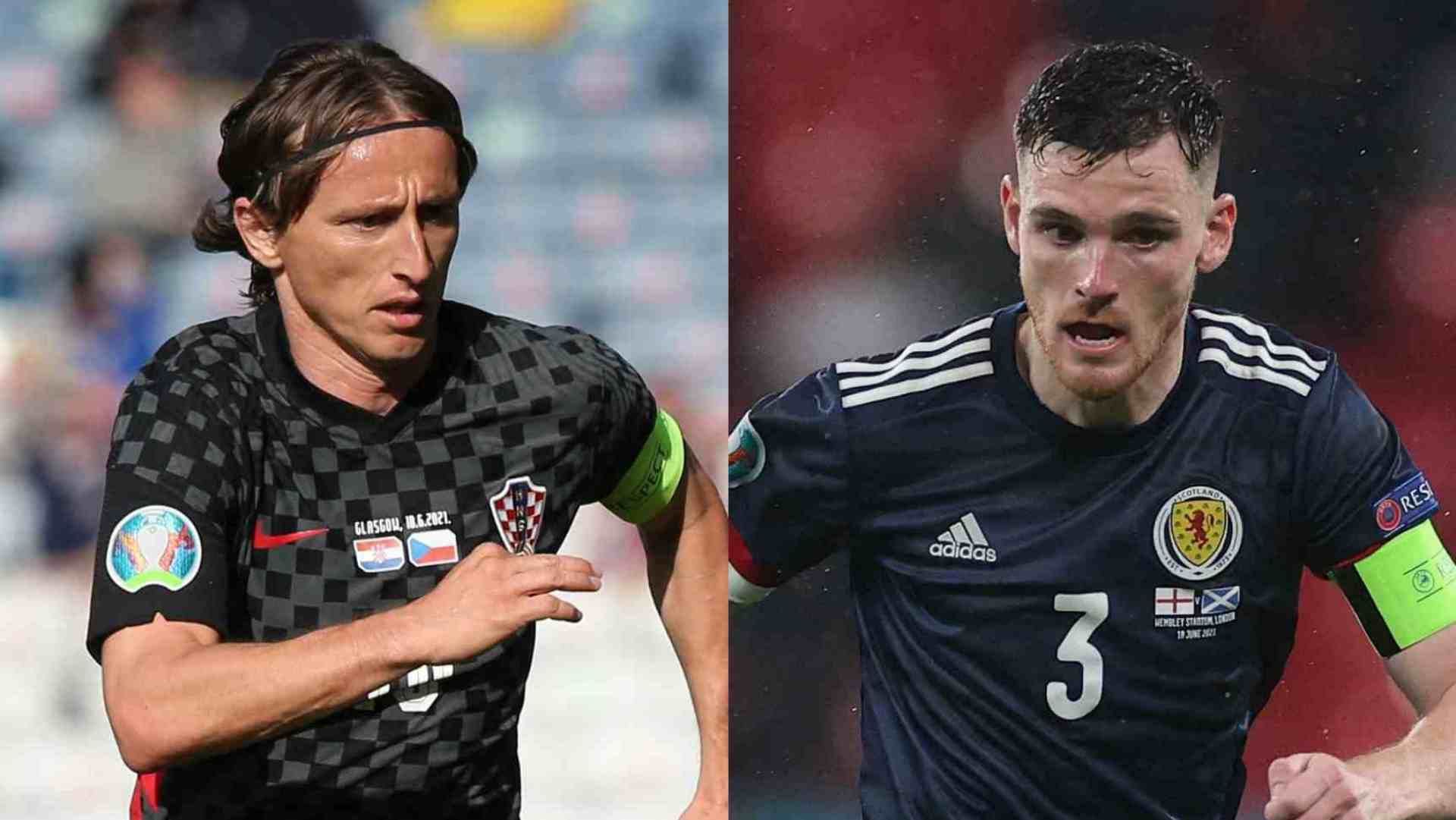 Croatia Luka Modric Scotland Andrew Robertson