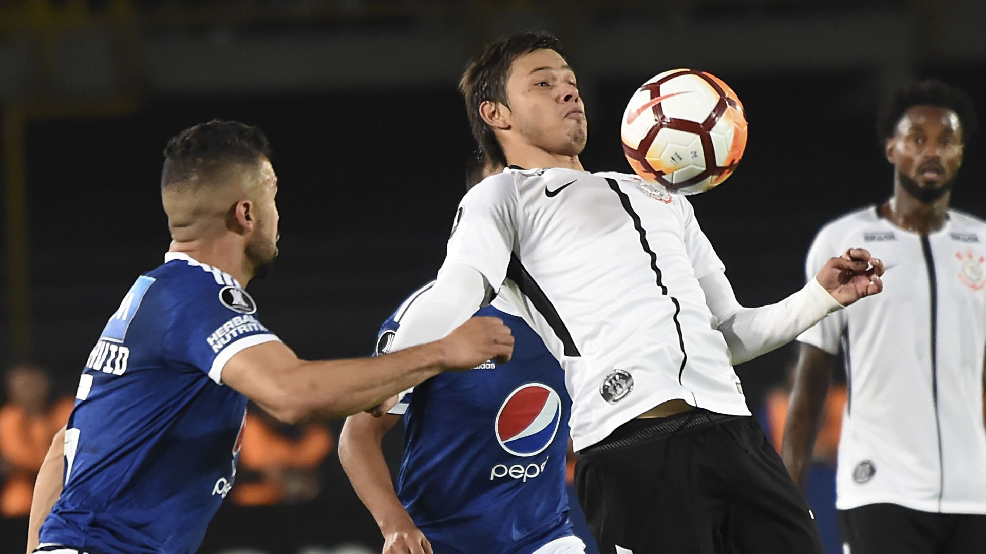 Angel Romero Millonarios Corinthians 28022018 Copa Libertadores