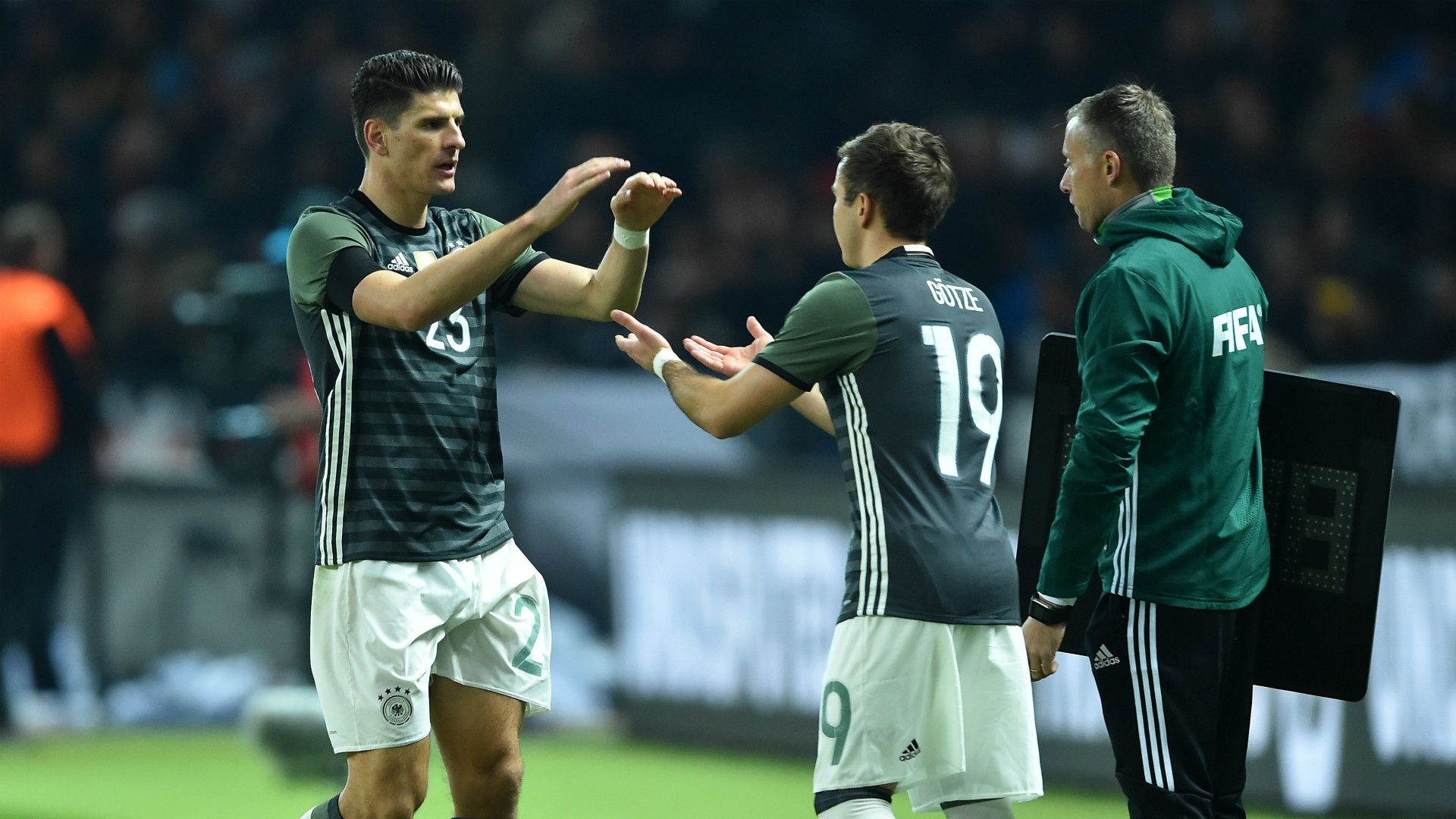 Mario Götze Mario Gomez Deutschland England 26032016
