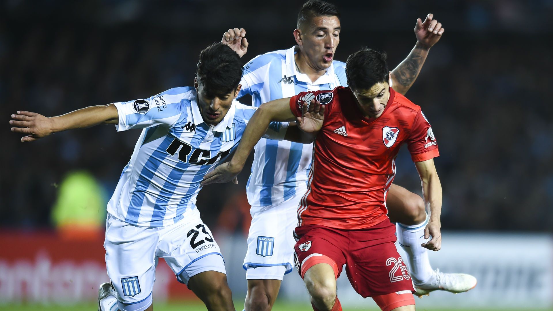 Soto Nacho Fernandez Racing River Copa Libertadores octavos de final 09082018