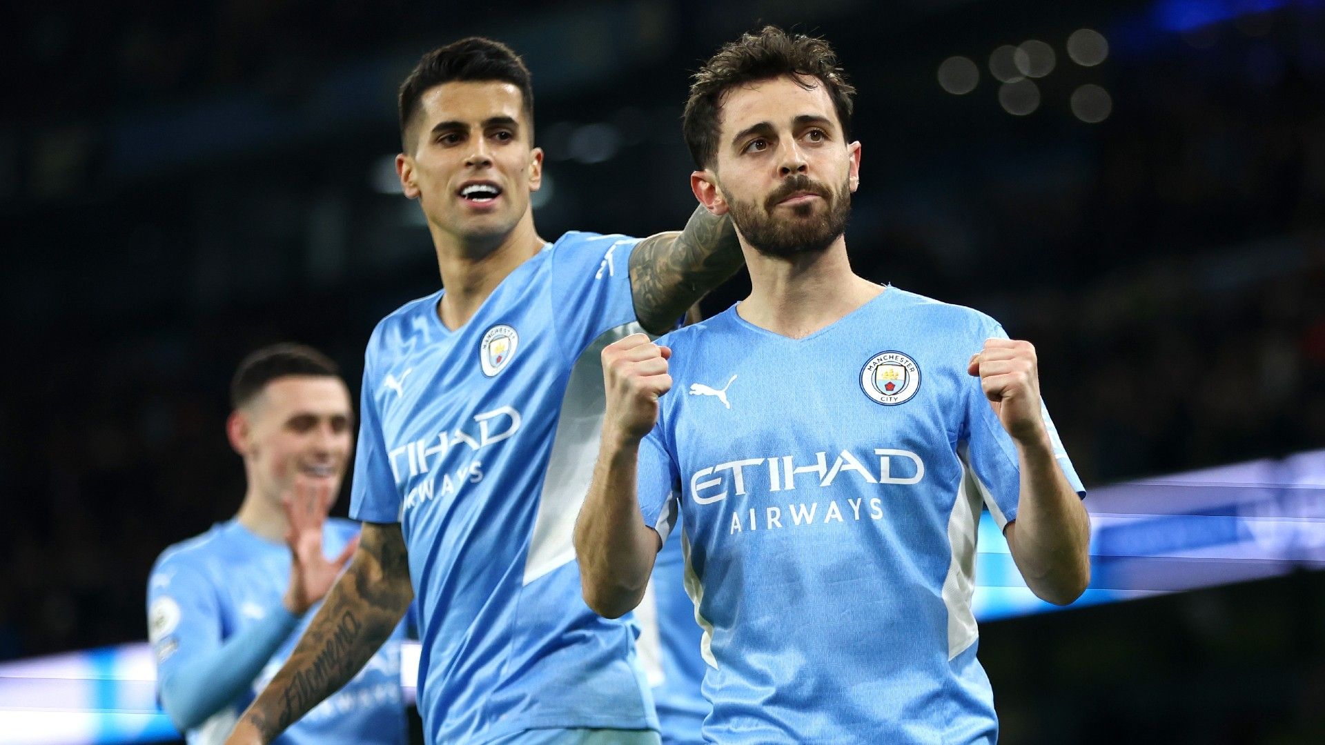 Joao Cancelo Bernardo Silva Manchester City