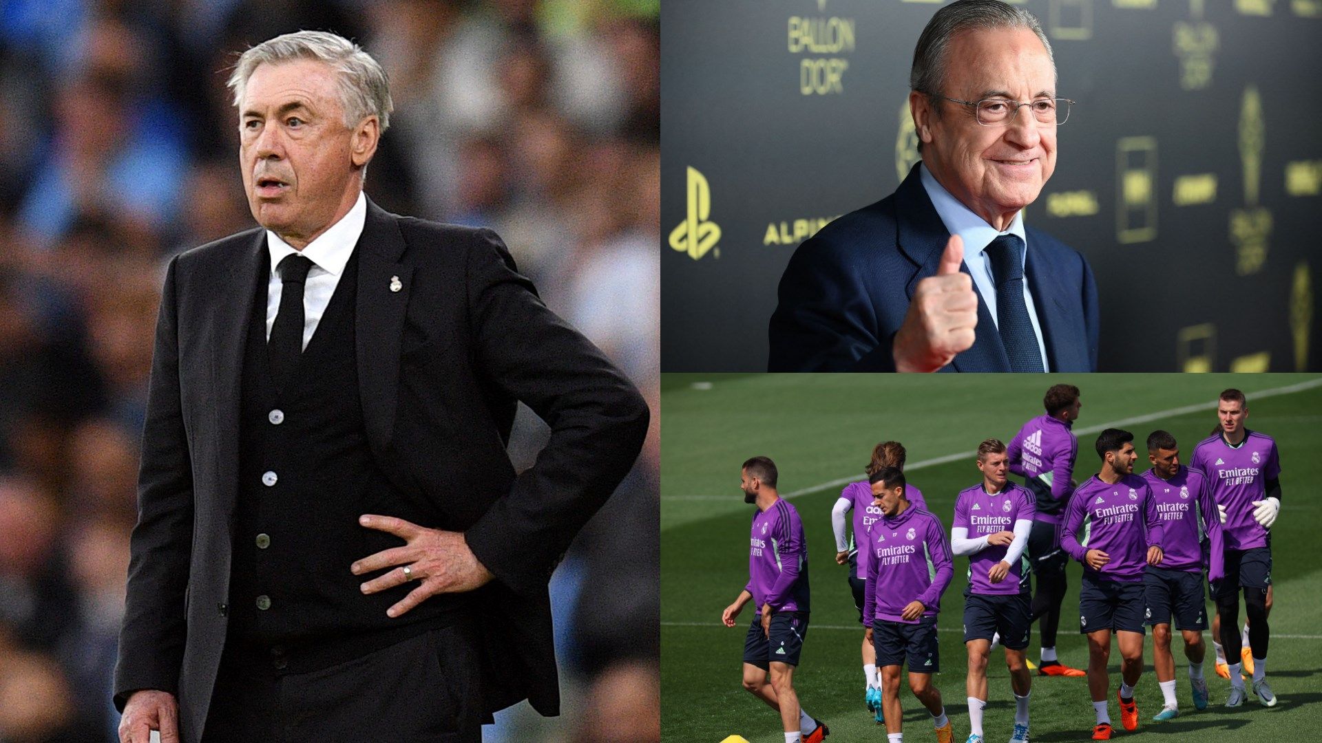 Carlo Ancelotti, Florentino Perez, Real Madrid GFX