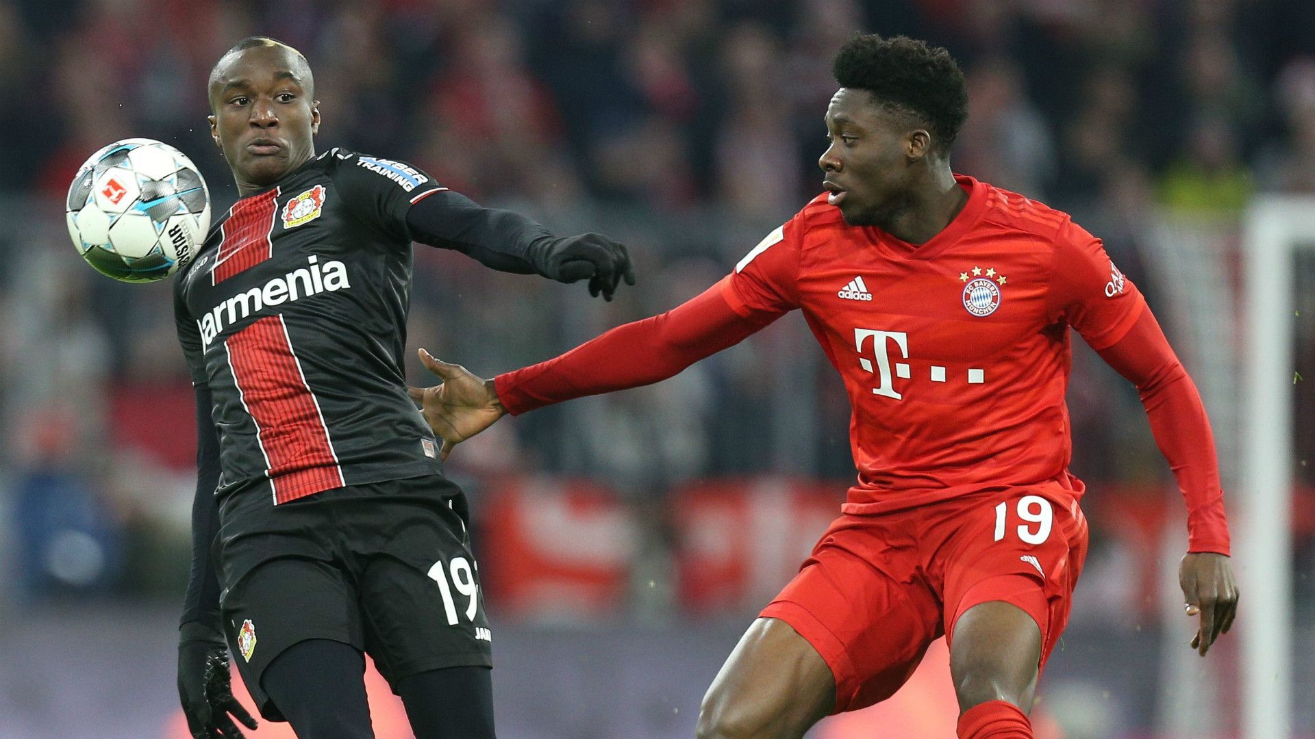 GERMANY ONLY: ALPHONSO DAVIES BAYERN MÜNCHEN BUNDESLIGA 30112019