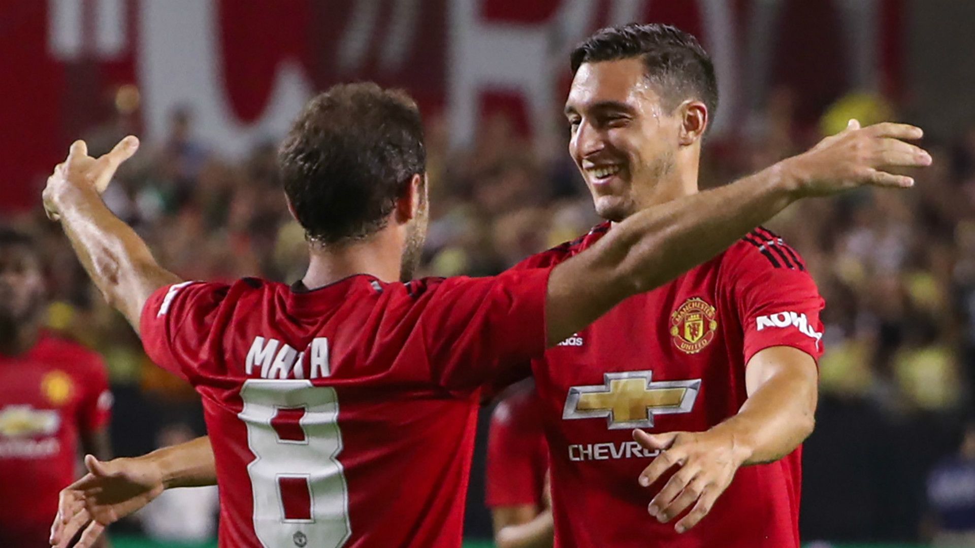 Juan Mata Matteo Darmian Man Utd 2018-19