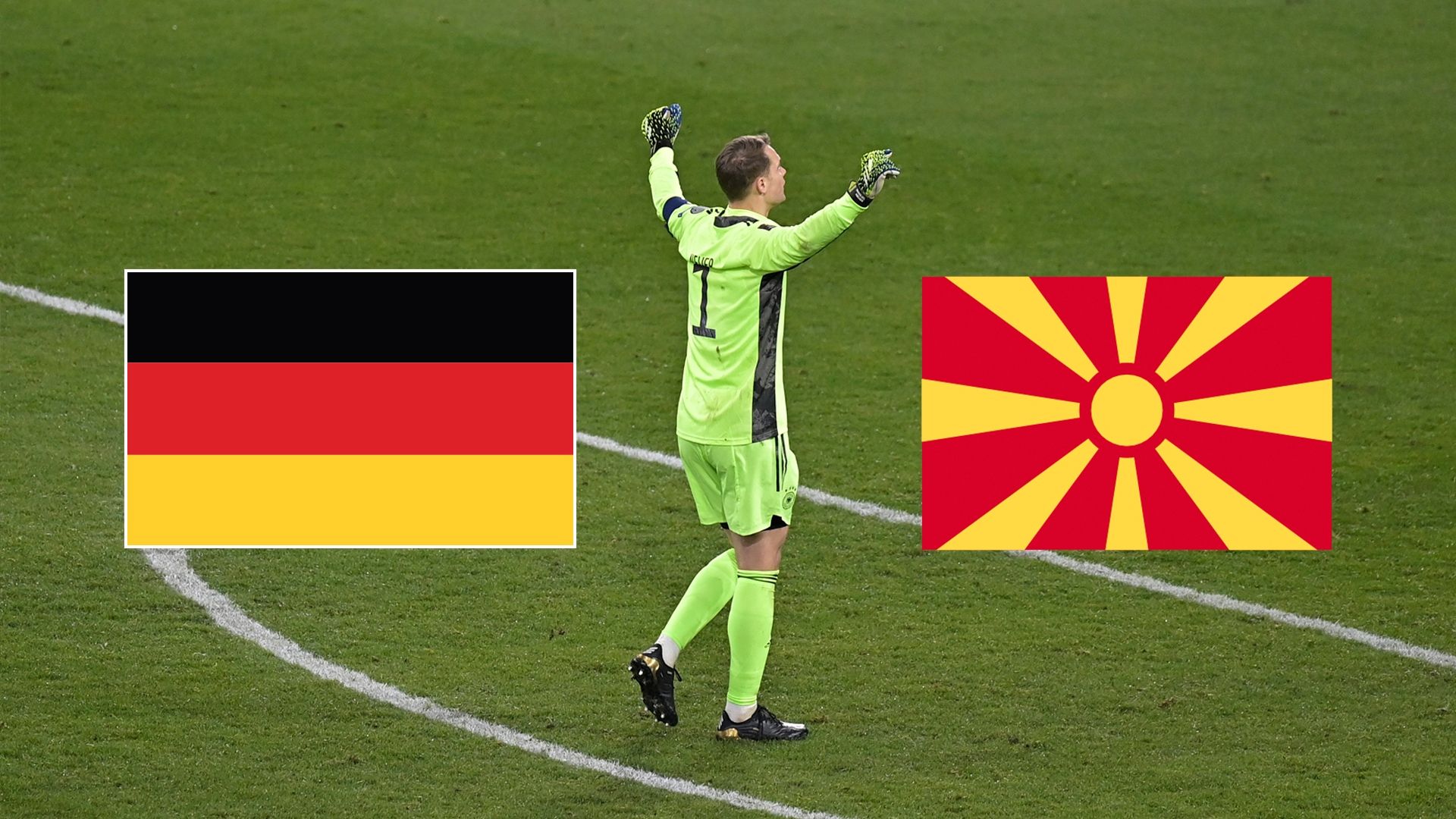 deutschland dfb-team nordmazedonien WM-Qualifikation tv live-stream heute Neuer GFX