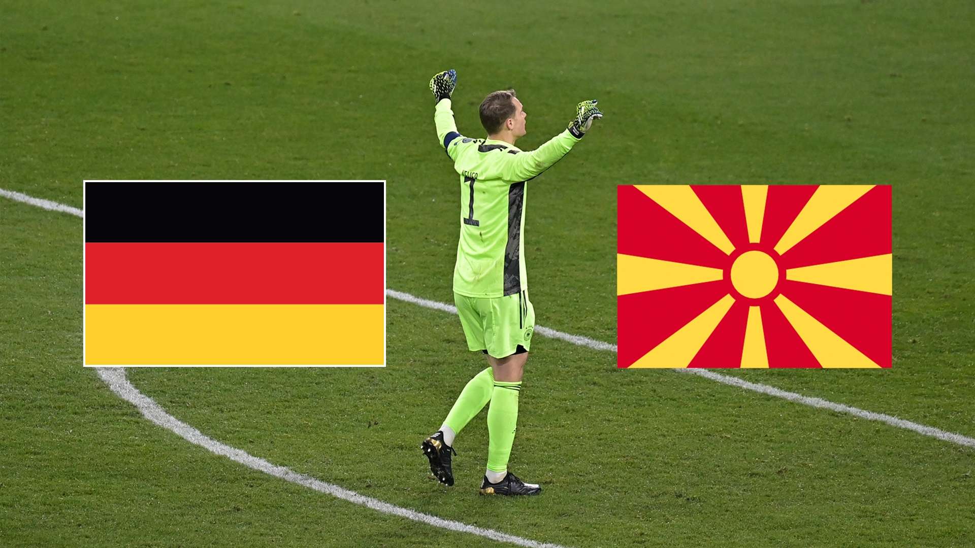 deutschland dfb-team nordmazedonien WM-Qualifikation tv live-stream heute Neuer GFX