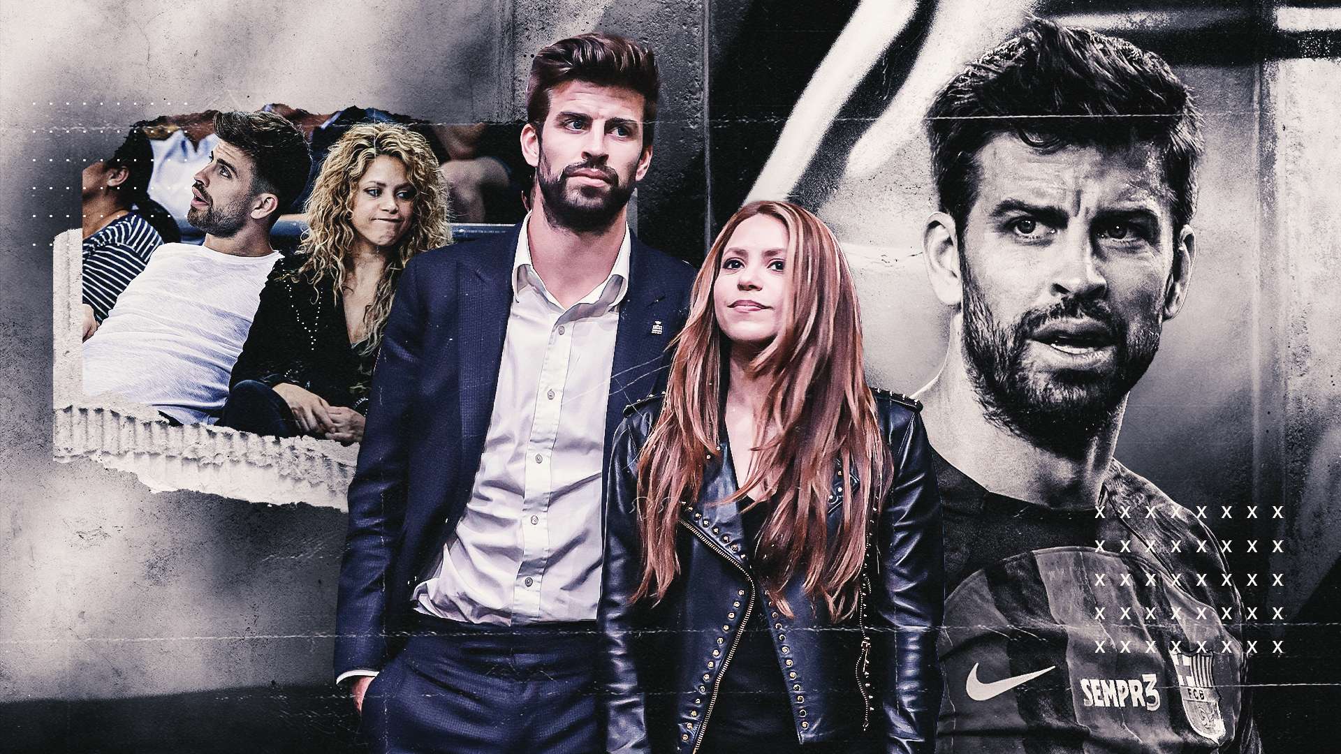 Gerard Pique Shakira GFX
