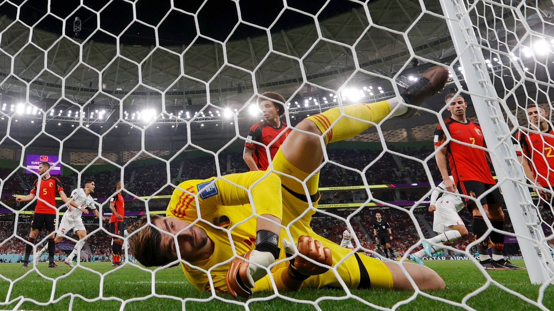 Thibault Courtois Belgium Morocco 2022