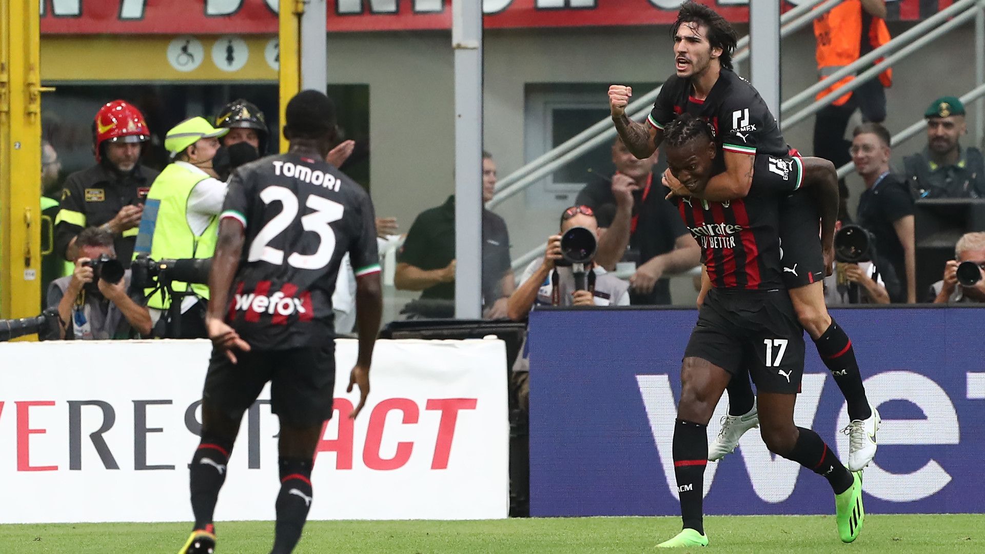 Milan Inter celeb Serie A