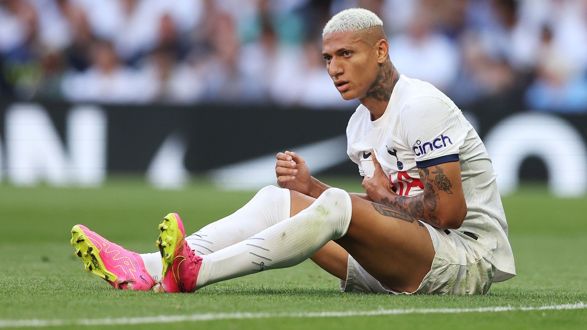 Richarlison Tottenham 2023-24 sitting down