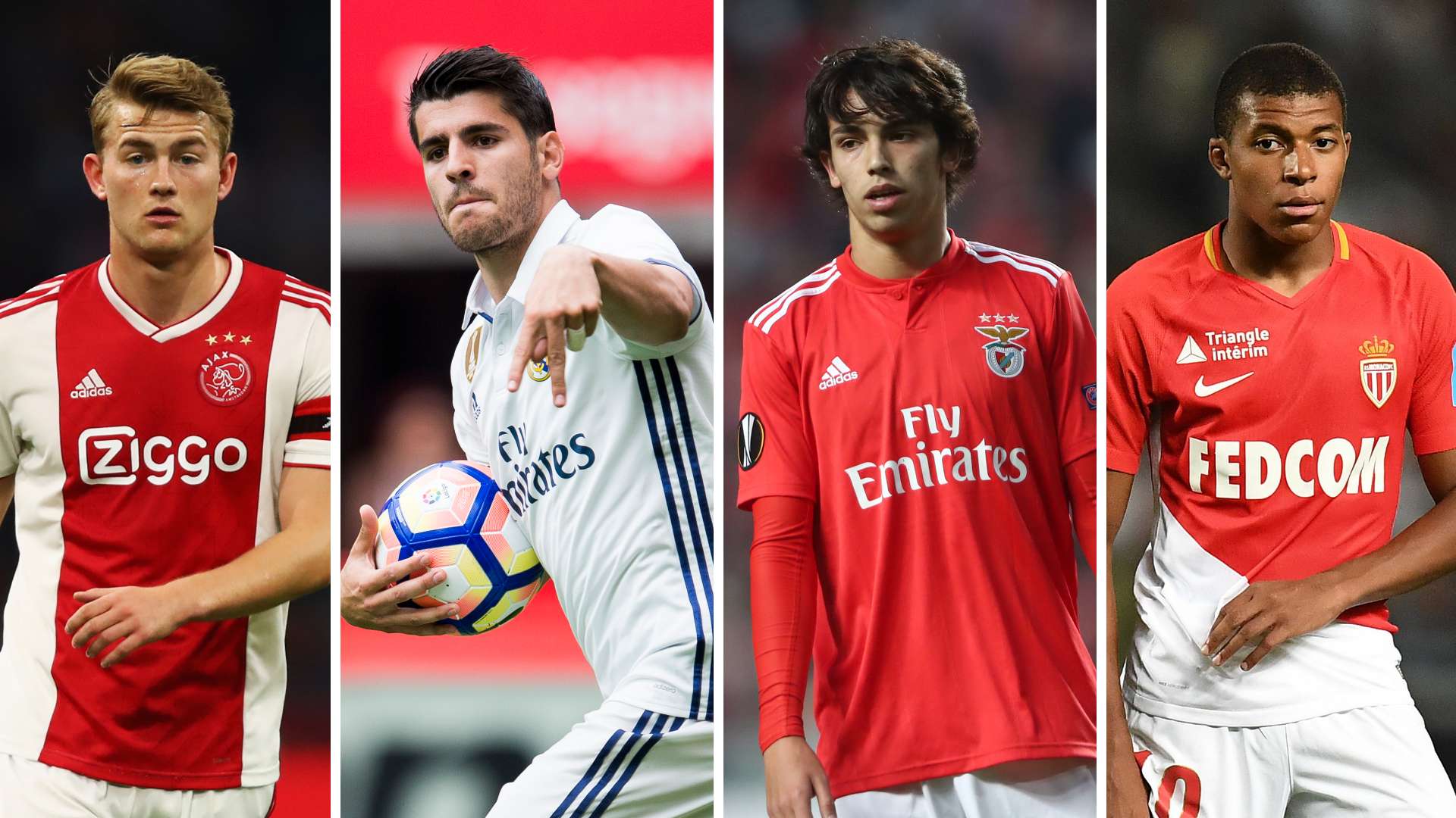 De Ligt Morata Joao Felix Mbappe