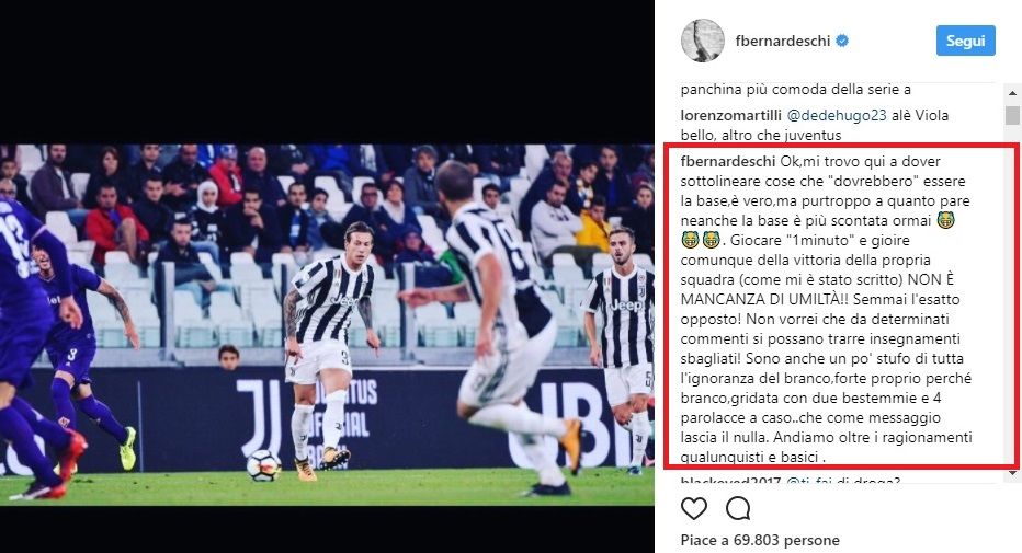 Bernardeschi Instagram
