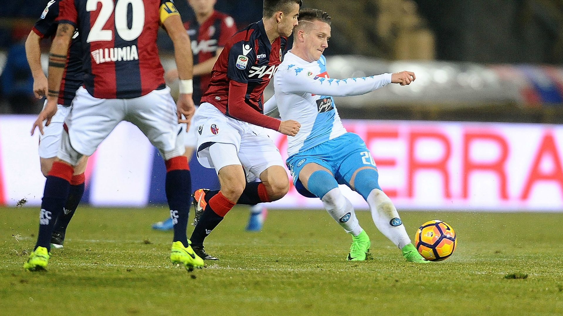 Zielinski Bologna Napoli Serie A