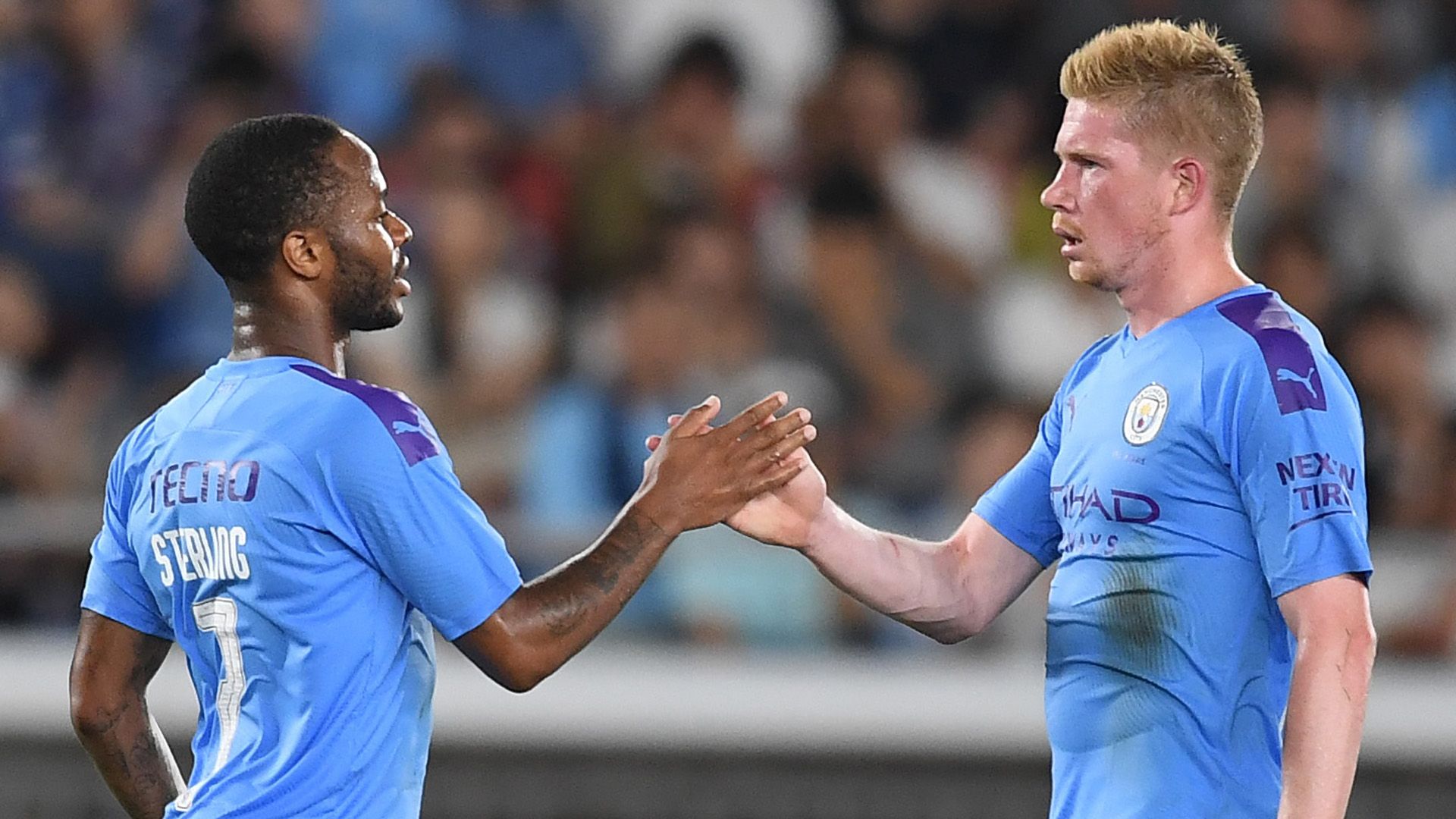 Raheem Sterling Kevin de Bruyne Man City