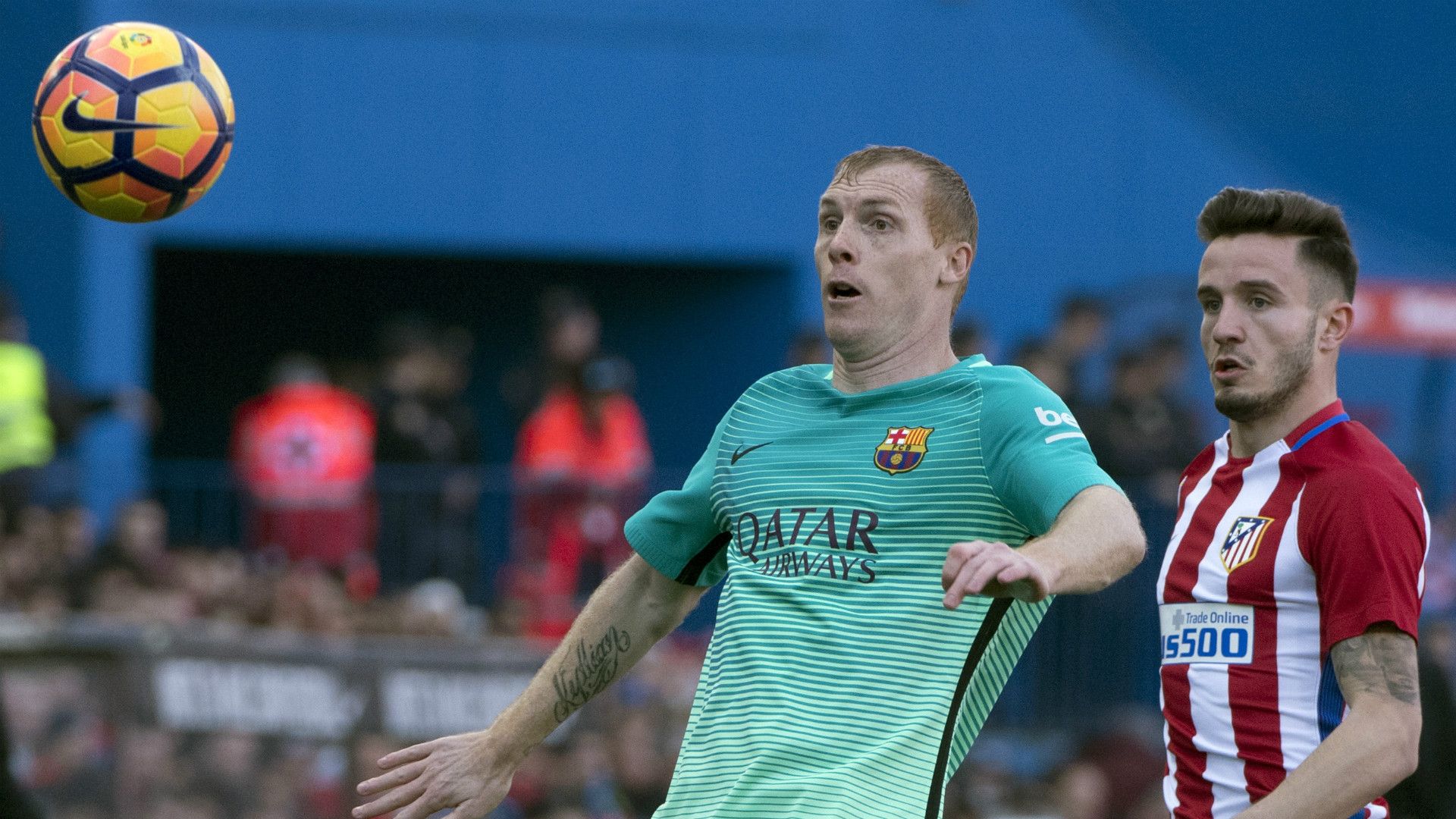 JEREMY MATHIEU SAUL NIGUEZ ATLETICO MADRID BARCELONA LALIGA 02262017